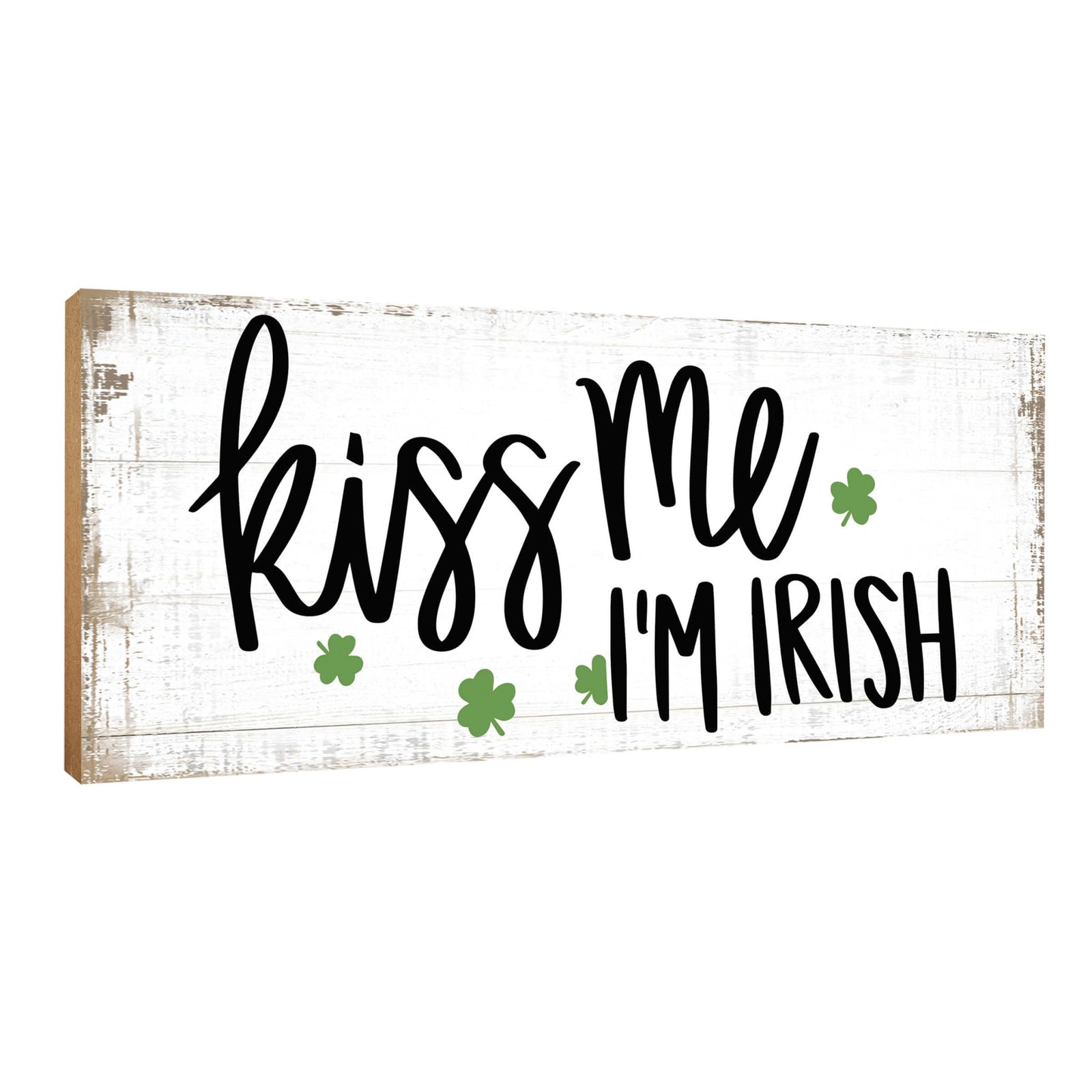 Modern St. Patrick’s Day Wooden Tabletop Signs and Shelf Decor for Home Décorations - LifeSong Milestones