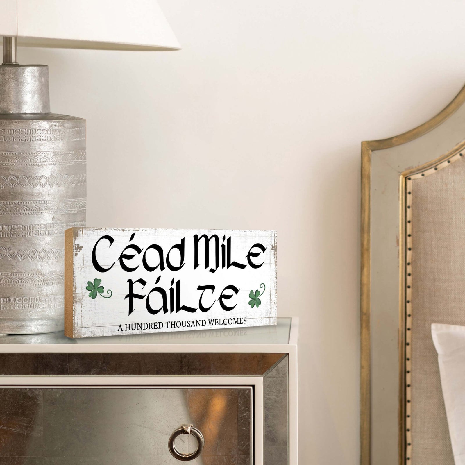 Modern St. Patrick’s Day Wooden Tabletop Signs and Shelf Decor for Home Décorations - LifeSong Milestones