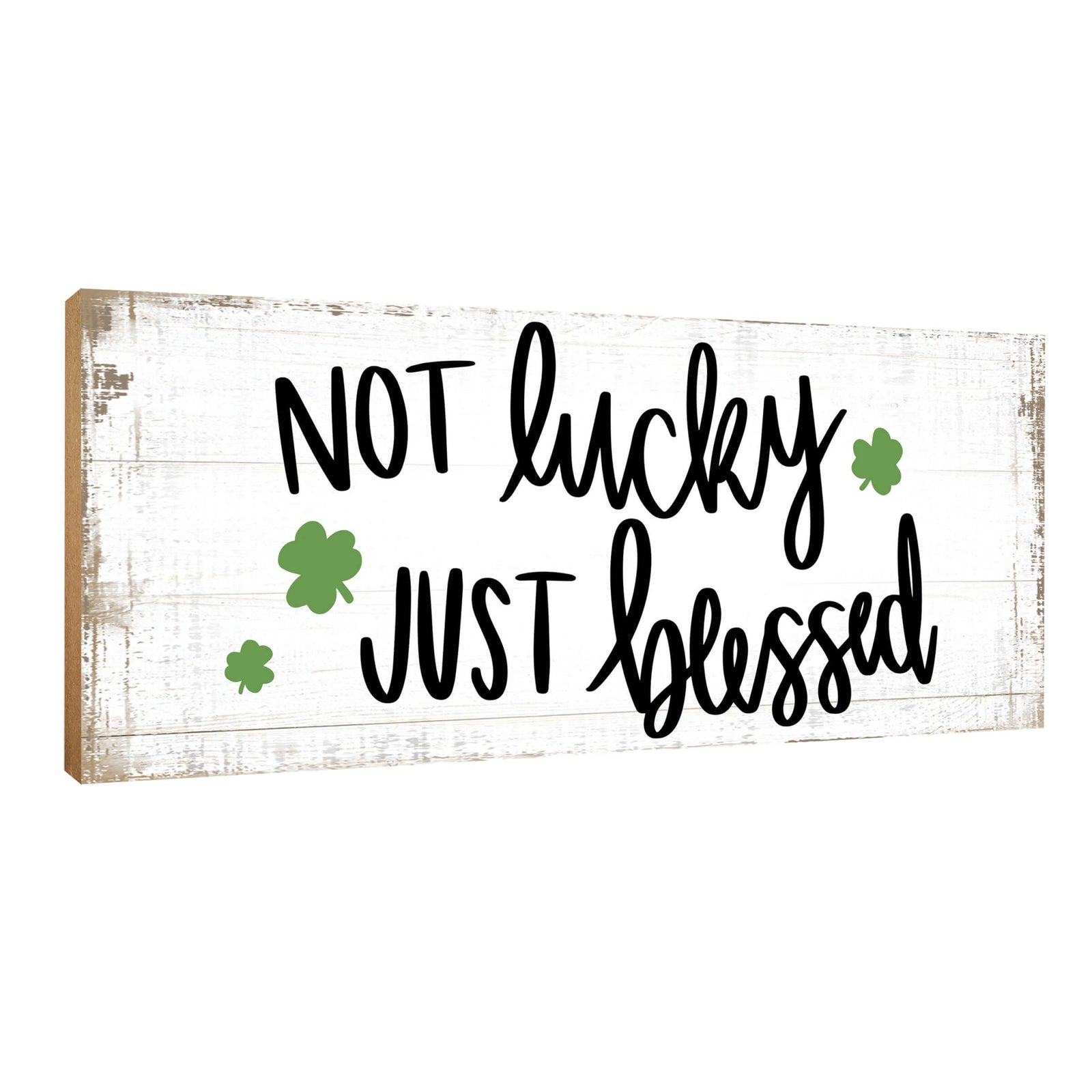 Modern St. Patrick’s Day Wooden Tabletop Signs and Shelf Decor for Home Décorations - LifeSong Milestones