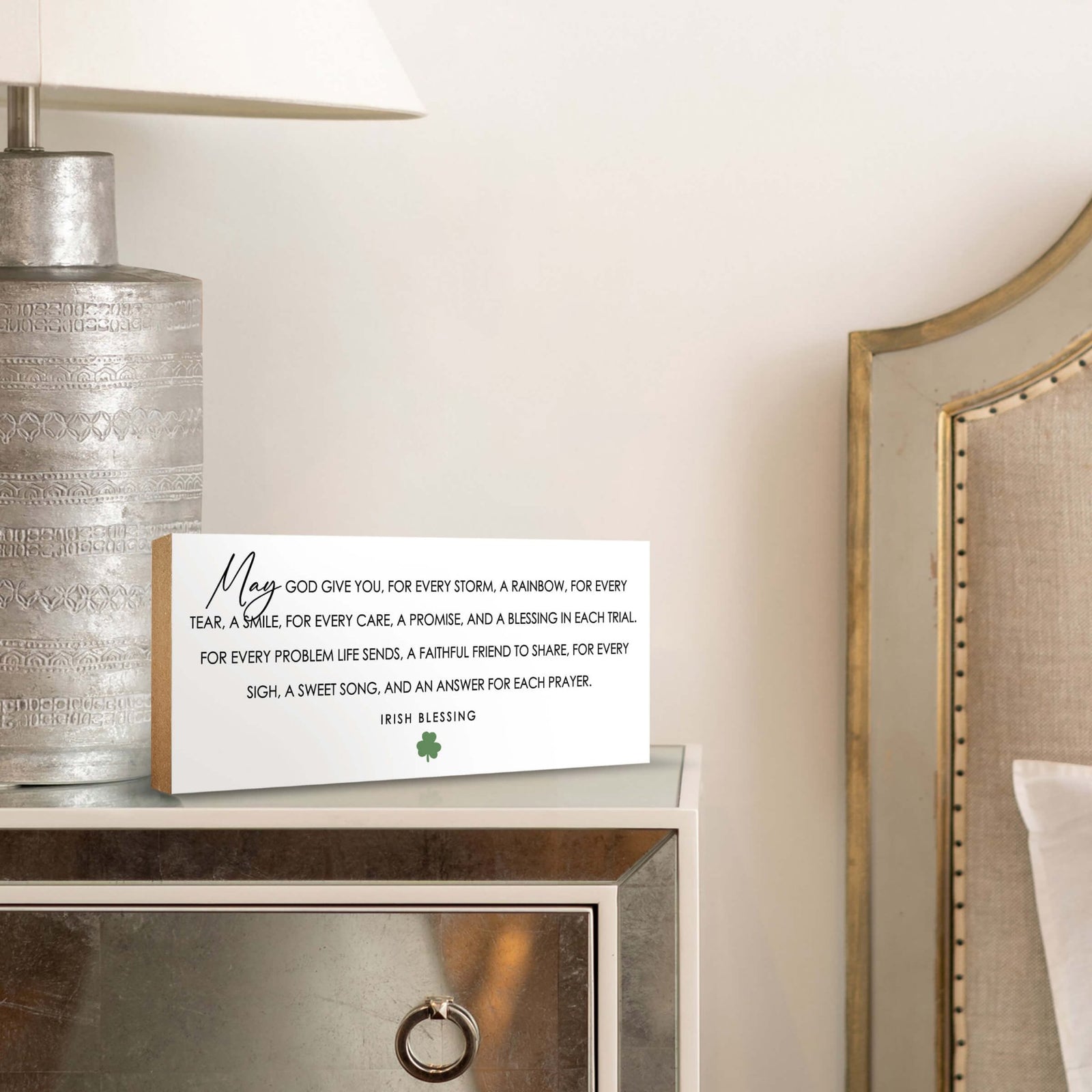 Modern St. Patrick’s Day Wooden Tabletop Signs and Shelf Decor for Home Décorations - LifeSong Milestones