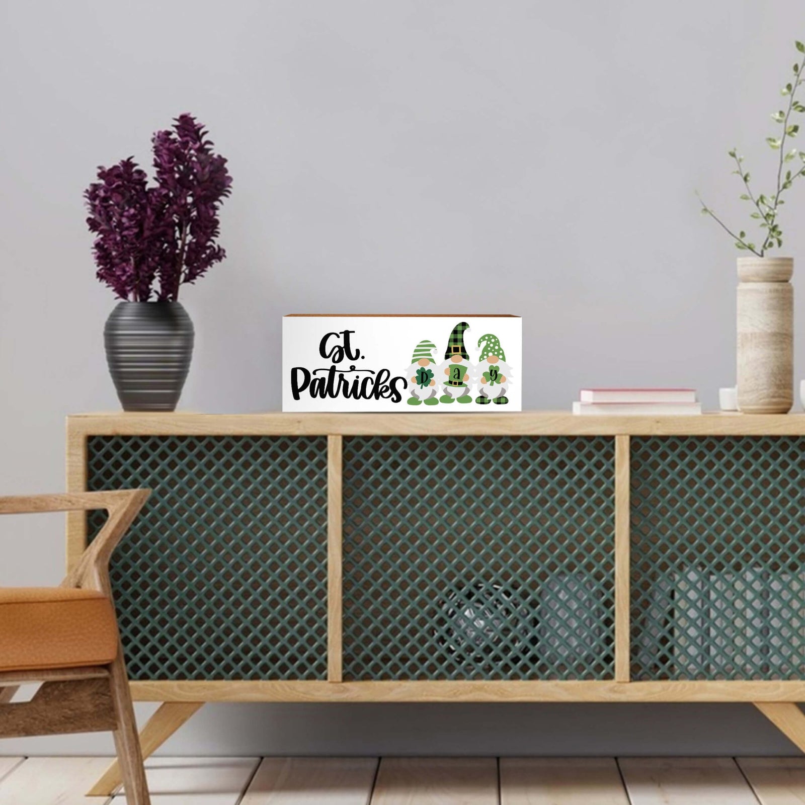 Modern St. Patrick’s Day Wooden Tabletop Signs and Shelf Decor for Home Décorations - LifeSong Milestones