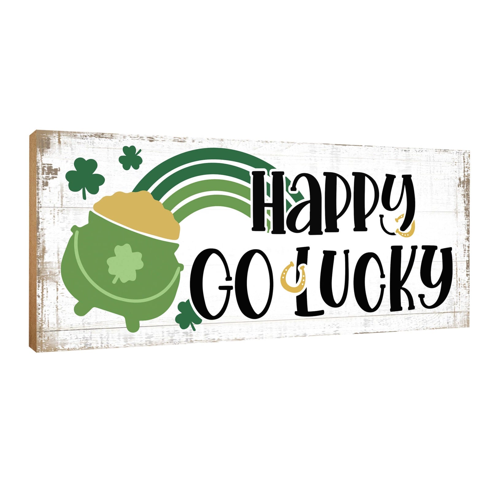 Modern St. Patrick’s Day Wooden Tabletop Signs and Shelf Decor for Home Décorations - LifeSong Milestones