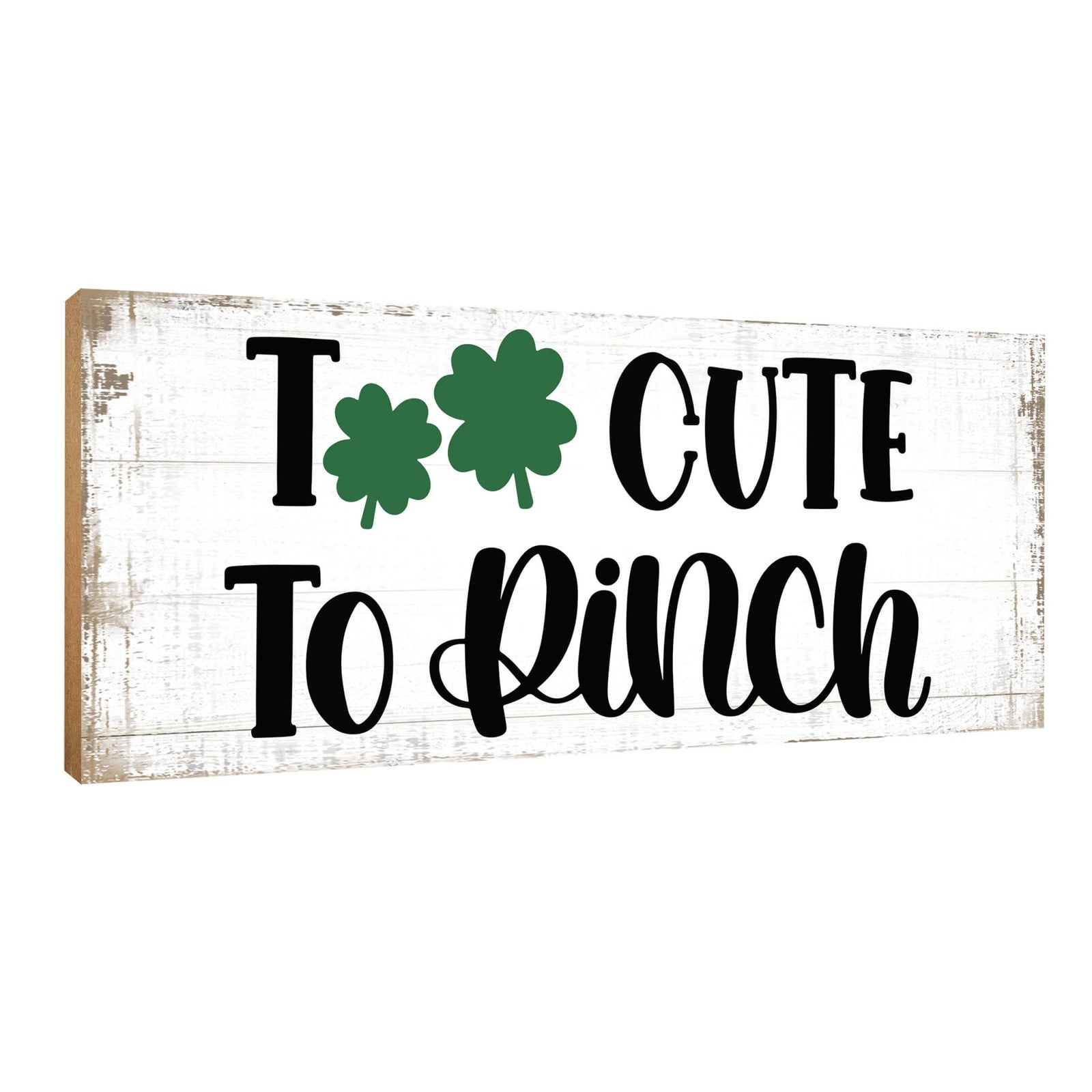 Modern St. Patrick’s Day Wooden Tabletop Signs and Shelf Decor for Home Décorations - LifeSong Milestones