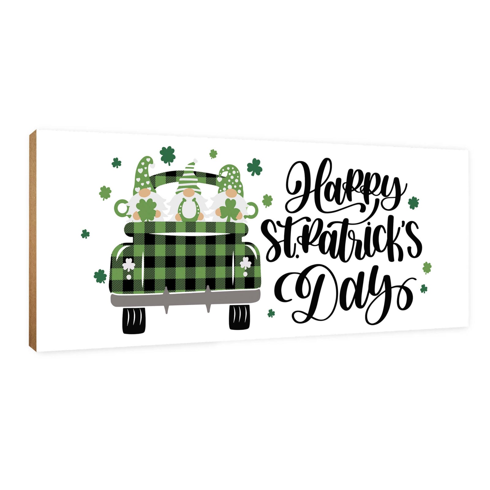 Modern St. Patrick’s Day Wooden Tabletop Signs and Shelf Decor for Home Décorations - LifeSong Milestones