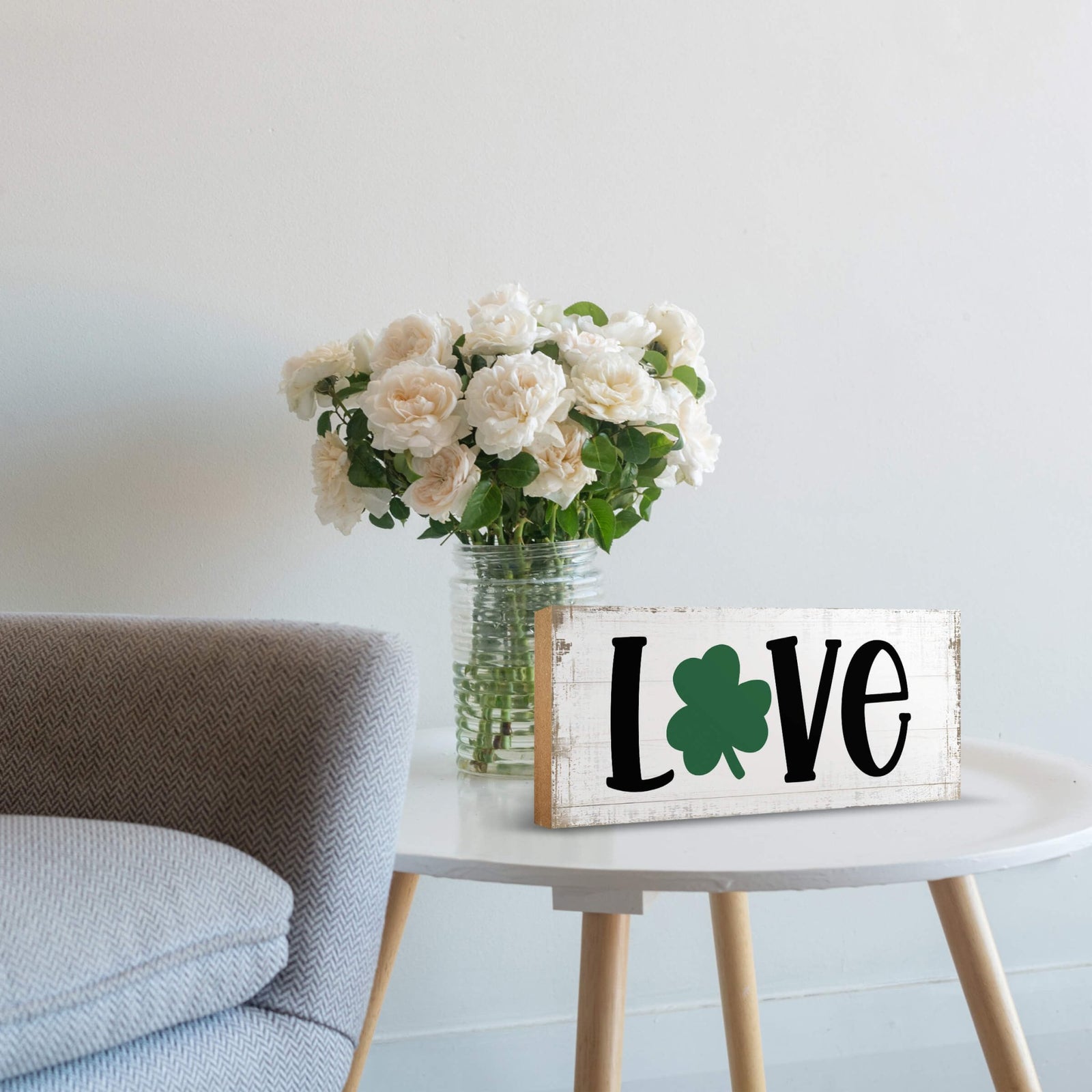 Modern St. Patrick’s Day Wooden Tabletop Signs and Shelf Decor for Home Décorations - LifeSong Milestones