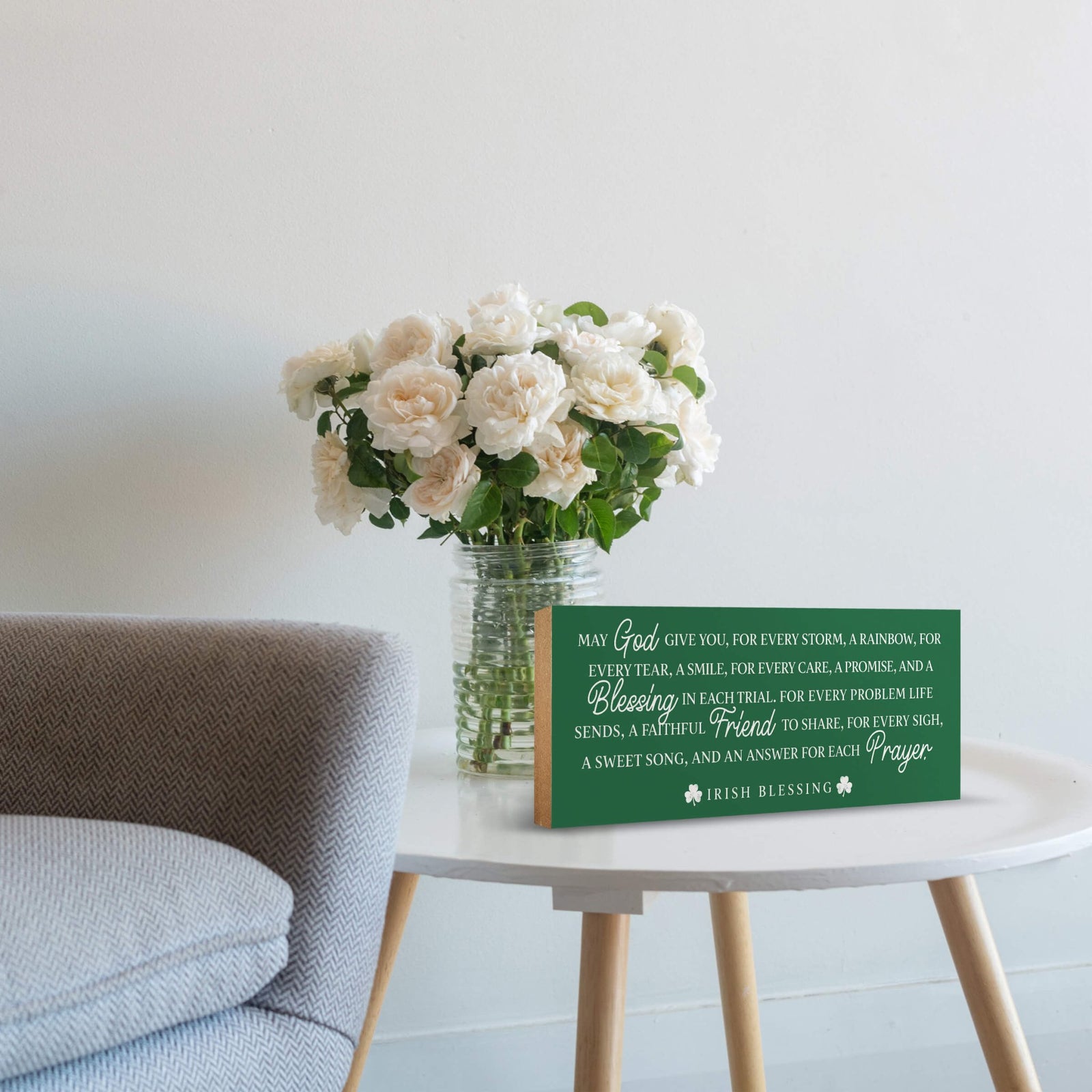 Modern St. Patrick’s Day Wooden Tabletop Signs and Shelf Decor for Home Décorations - LifeSong Milestones