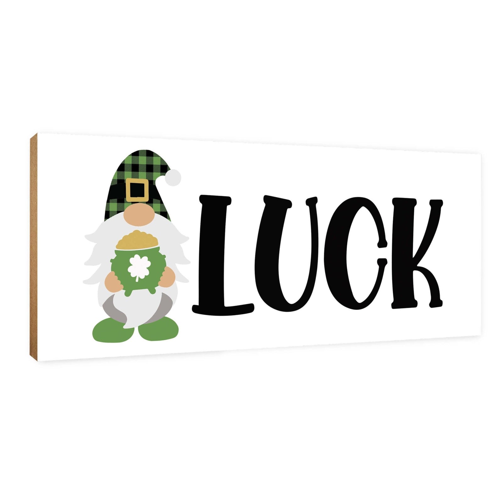 Modern St. Patrick’s Day Wooden Tabletop Signs and Shelf Decor for Home Décorations - LifeSong Milestones