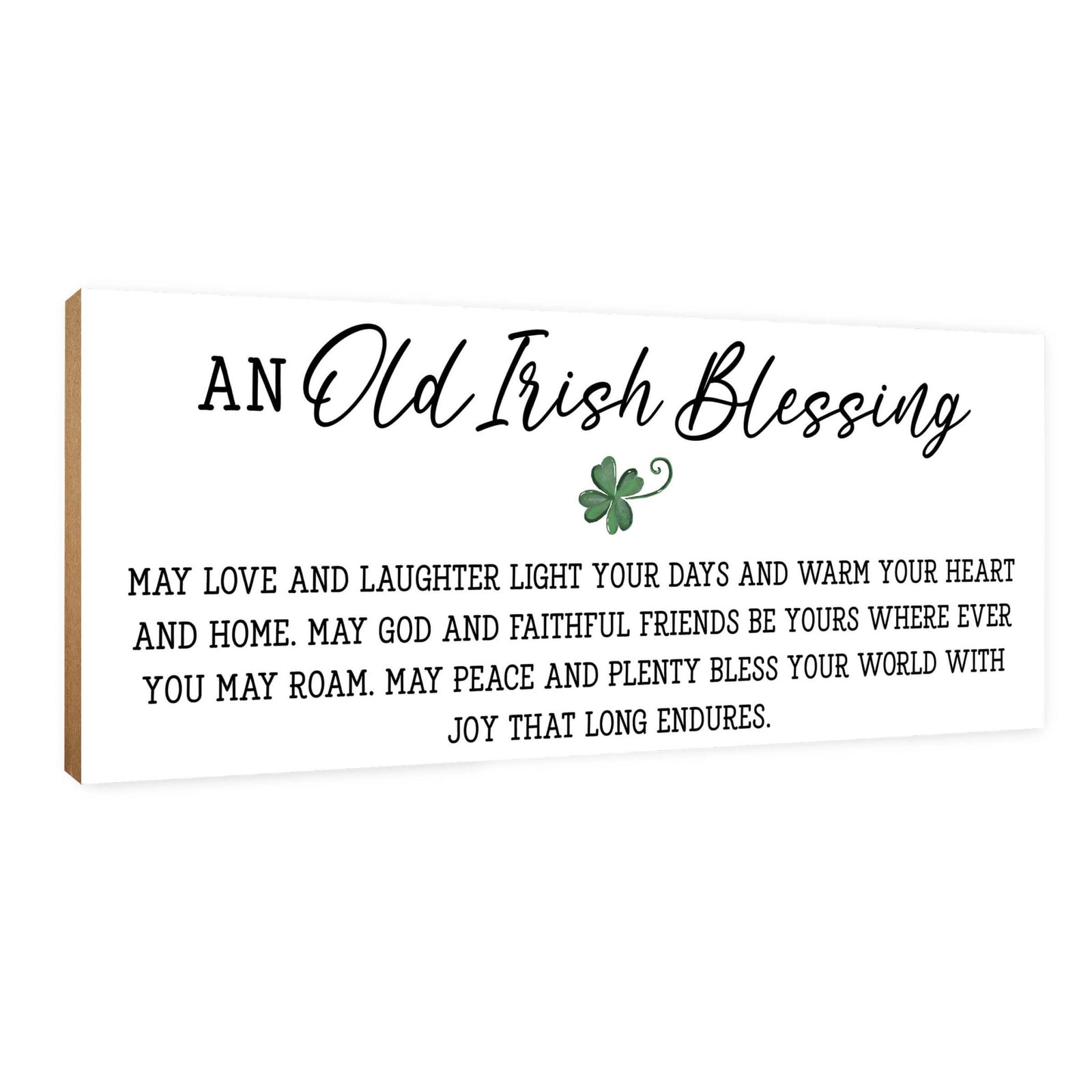 Modern St. Patrick’s Day Wooden Tabletop Signs and Shelf Decor for Home Décorations - LifeSong Milestones