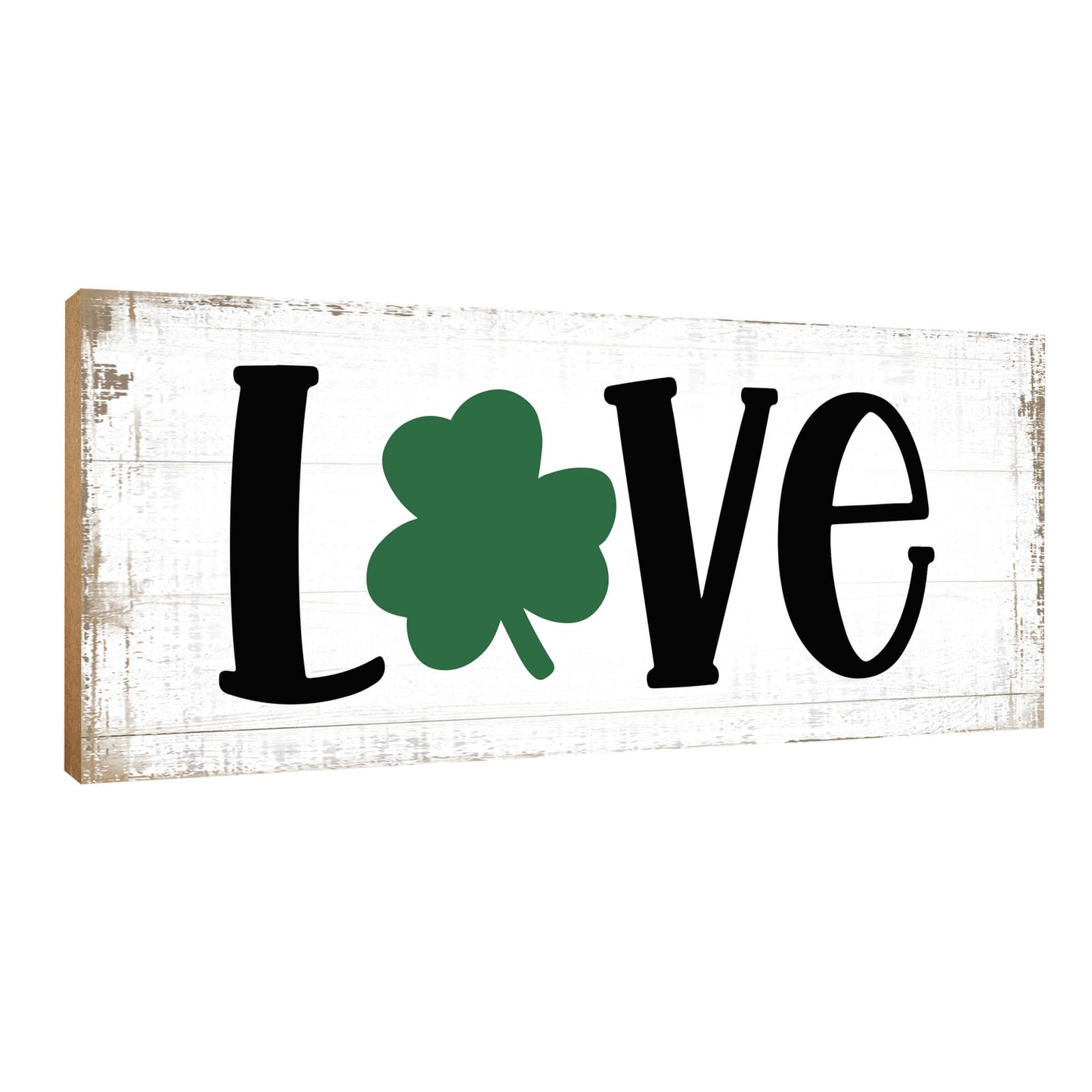 Modern St. Patrick’s Day Wooden Tabletop Signs and Shelf Decor for Home Décorations - LifeSong Milestones