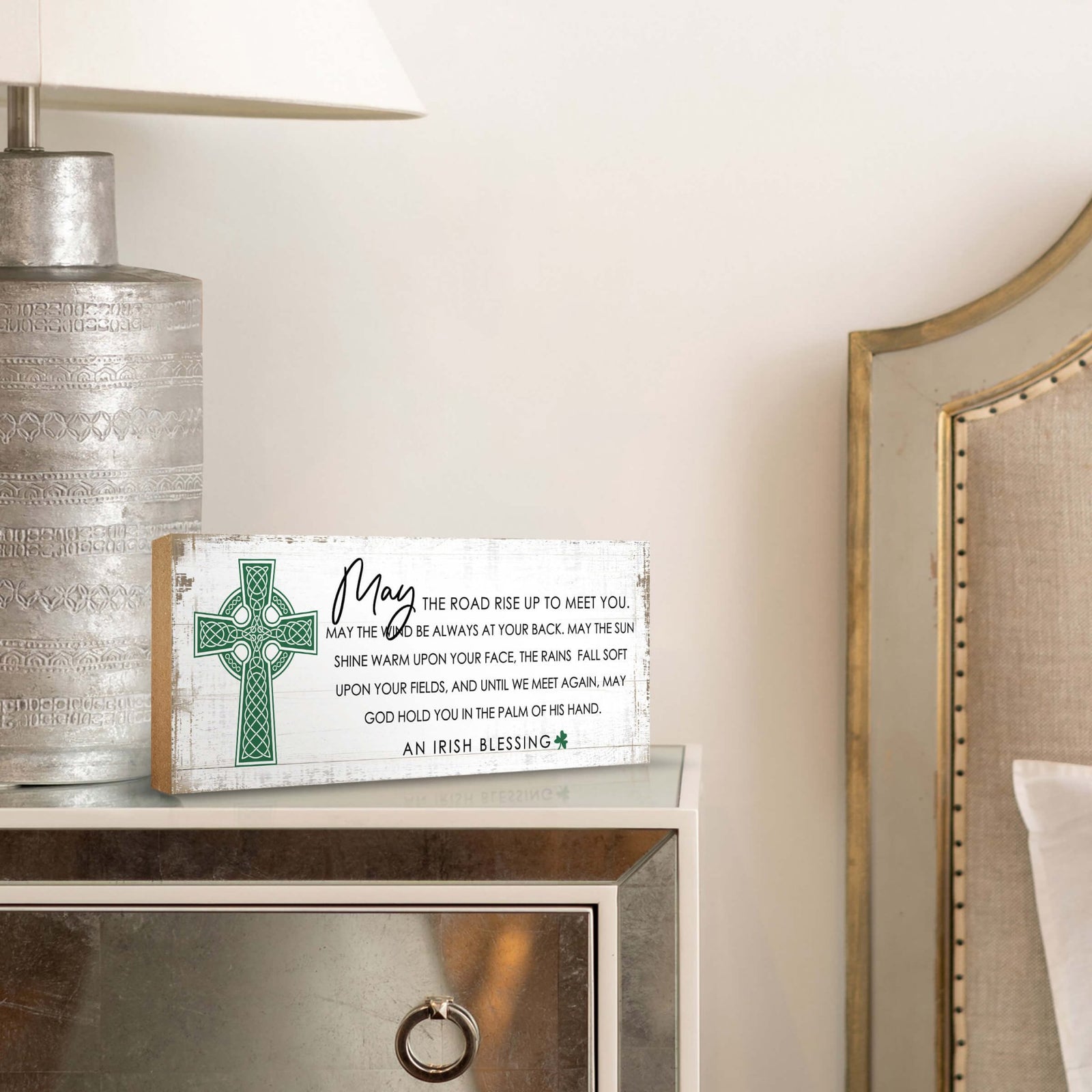 Modern St. Patrick’s Day Wooden Tabletop Signs and Shelf Decor for Home Décorations - LifeSong Milestones