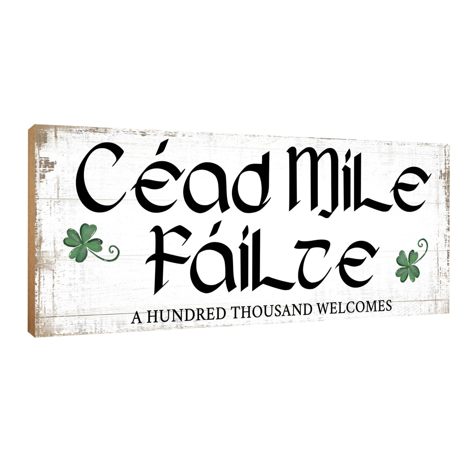 Modern St. Patrick’s Day Wooden Tabletop Signs and Shelf Decor for Home Décorations - LifeSong Milestones
