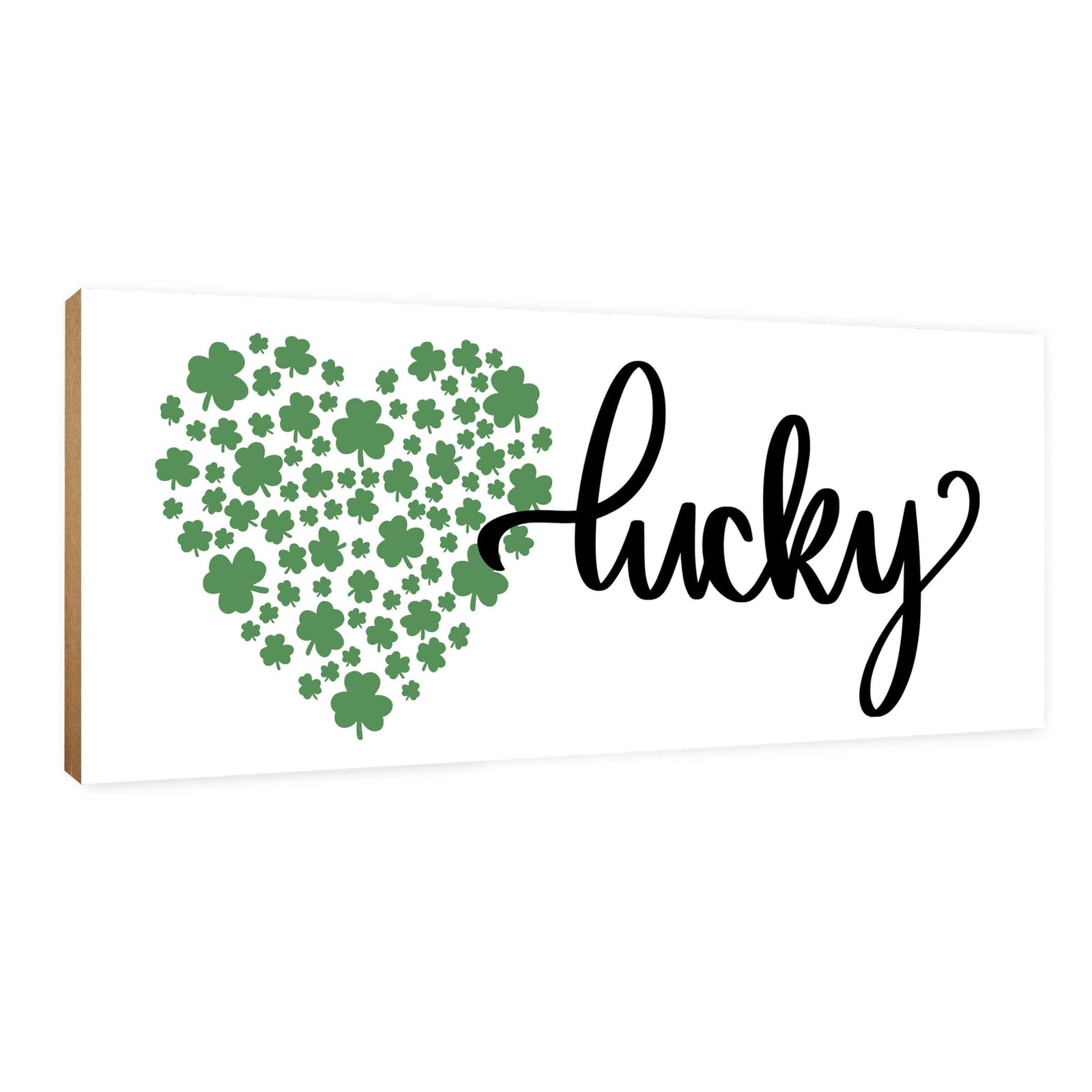 Modern St. Patrick’s Day Wooden Tabletop Signs and Shelf Decor for Home Décorations - LifeSong Milestones
