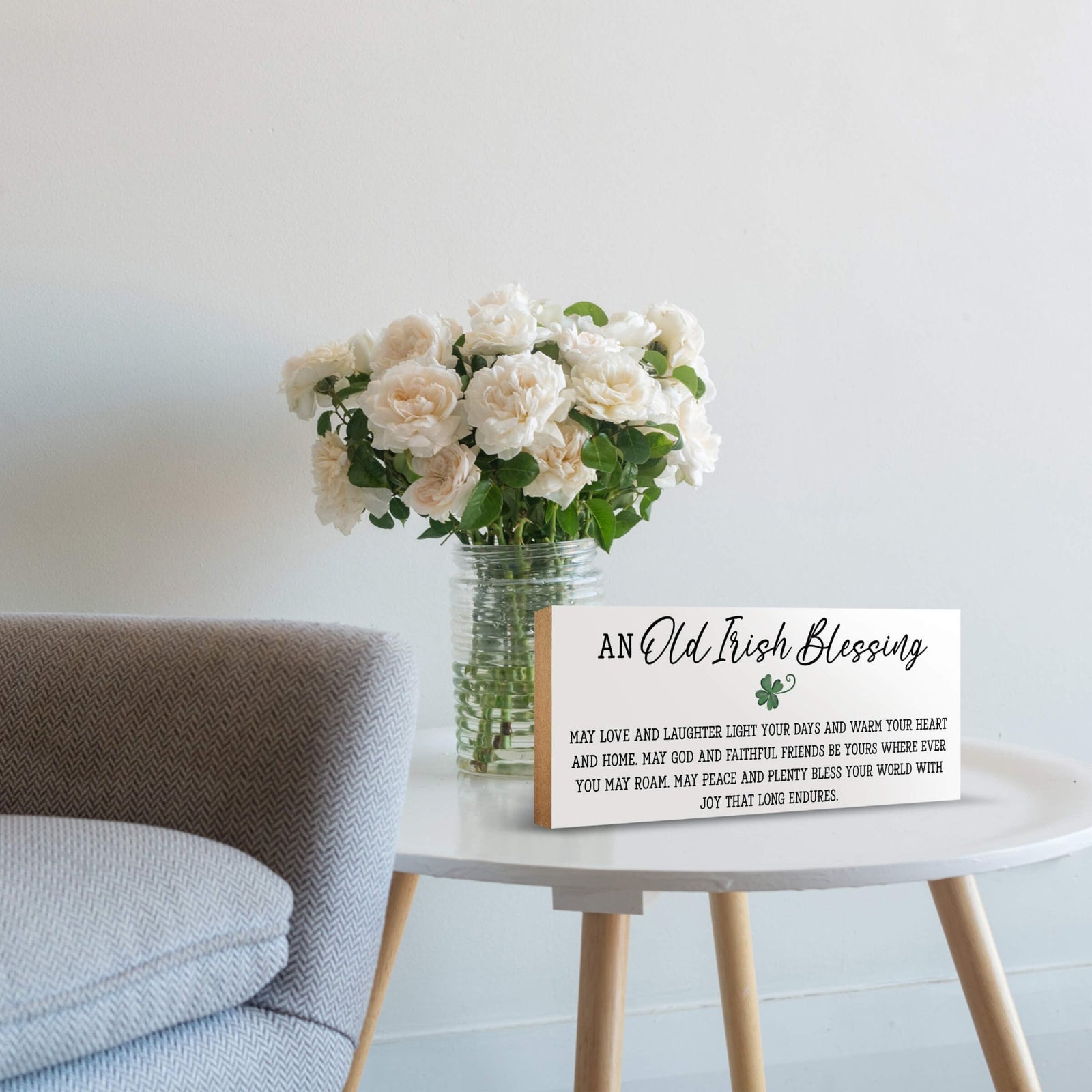 Modern St. Patrick’s Day Wooden Tabletop Signs and Shelf Decor for Home Décorations - LifeSong Milestones
