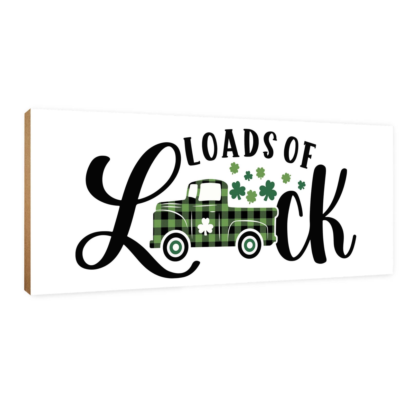 Modern St. Patrick’s Day Wooden Tabletop Signs and Shelf Decor for Home Décorations - LifeSong Milestones