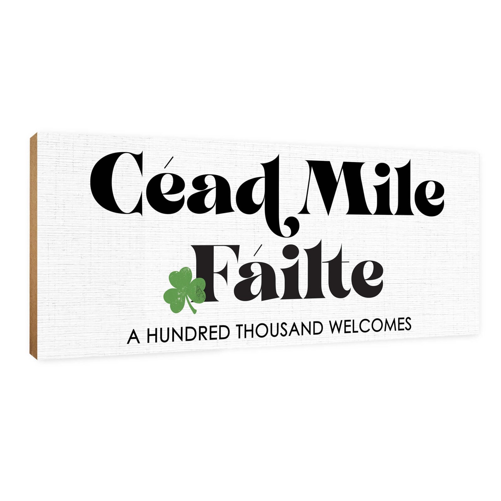 Modern St. Patrick’s Day Wooden Tabletop Signs and Shelf Decor for Home Décorations - LifeSong Milestones