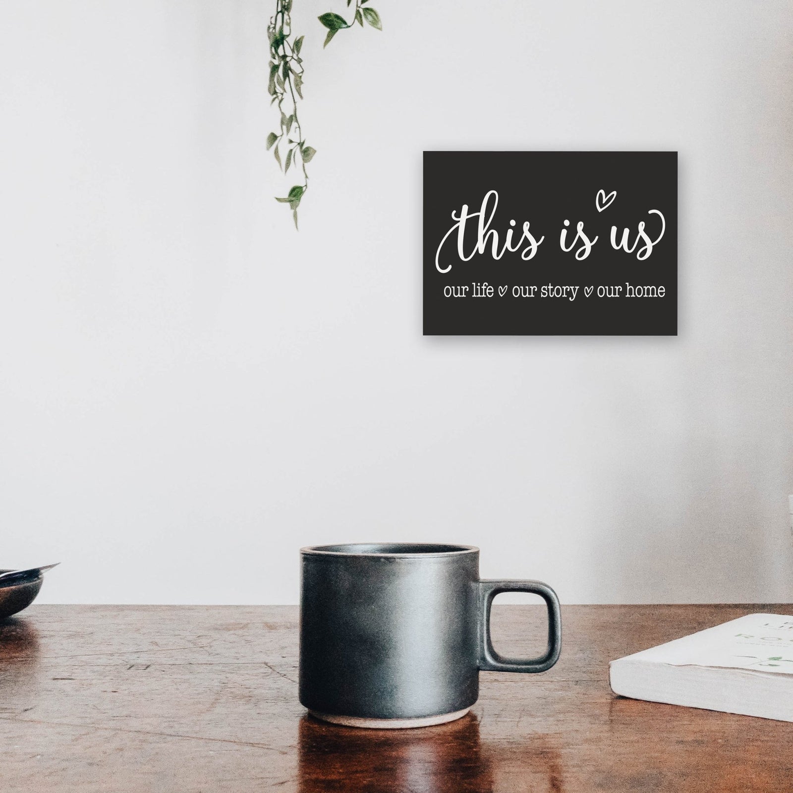 New Home Family Wall Decor Sign Gift - This Is Us - LifeSong Milestones