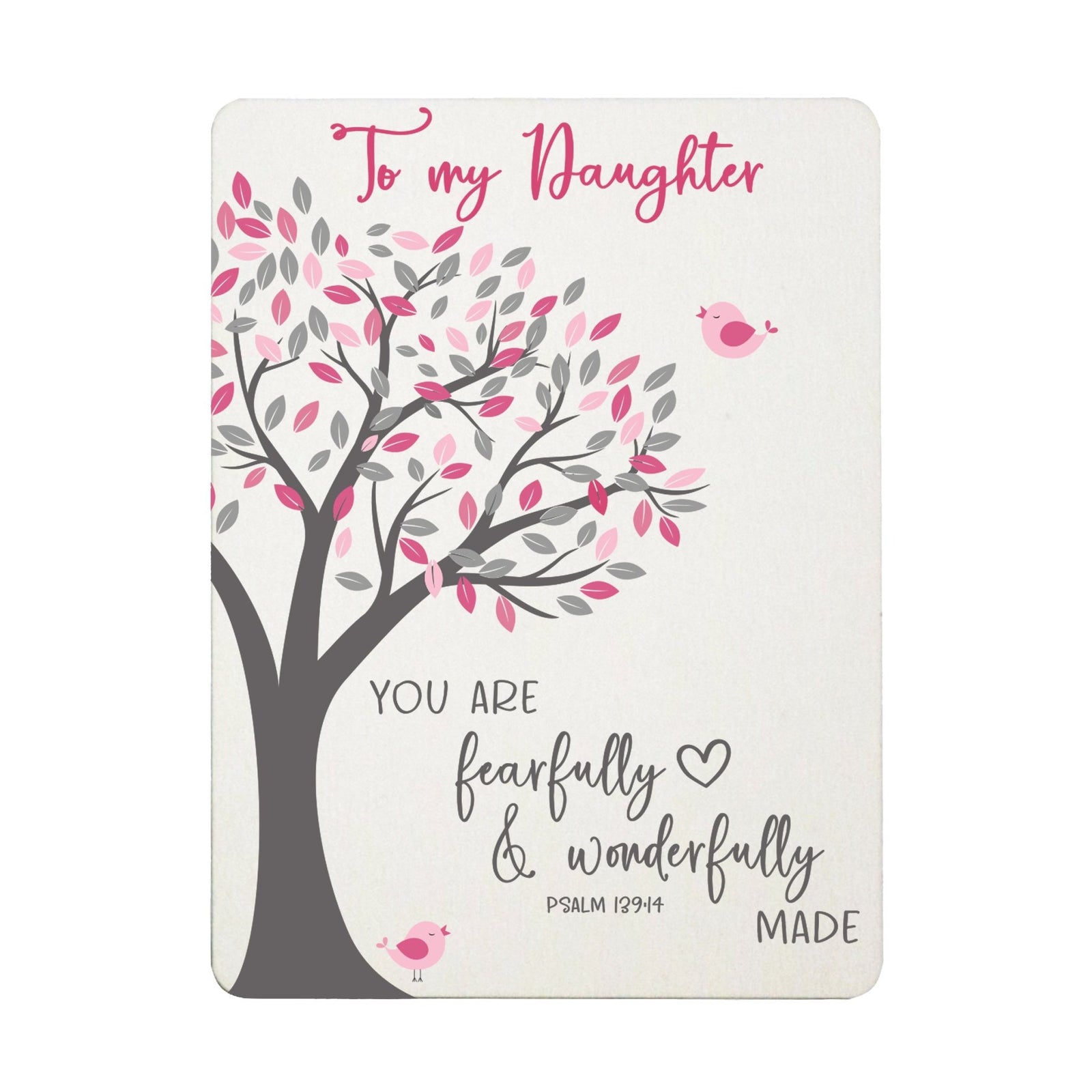 Newborn Baby Scripture Magnet for Fridge - Fearfully & Wonderfully - LifeSong Milestones