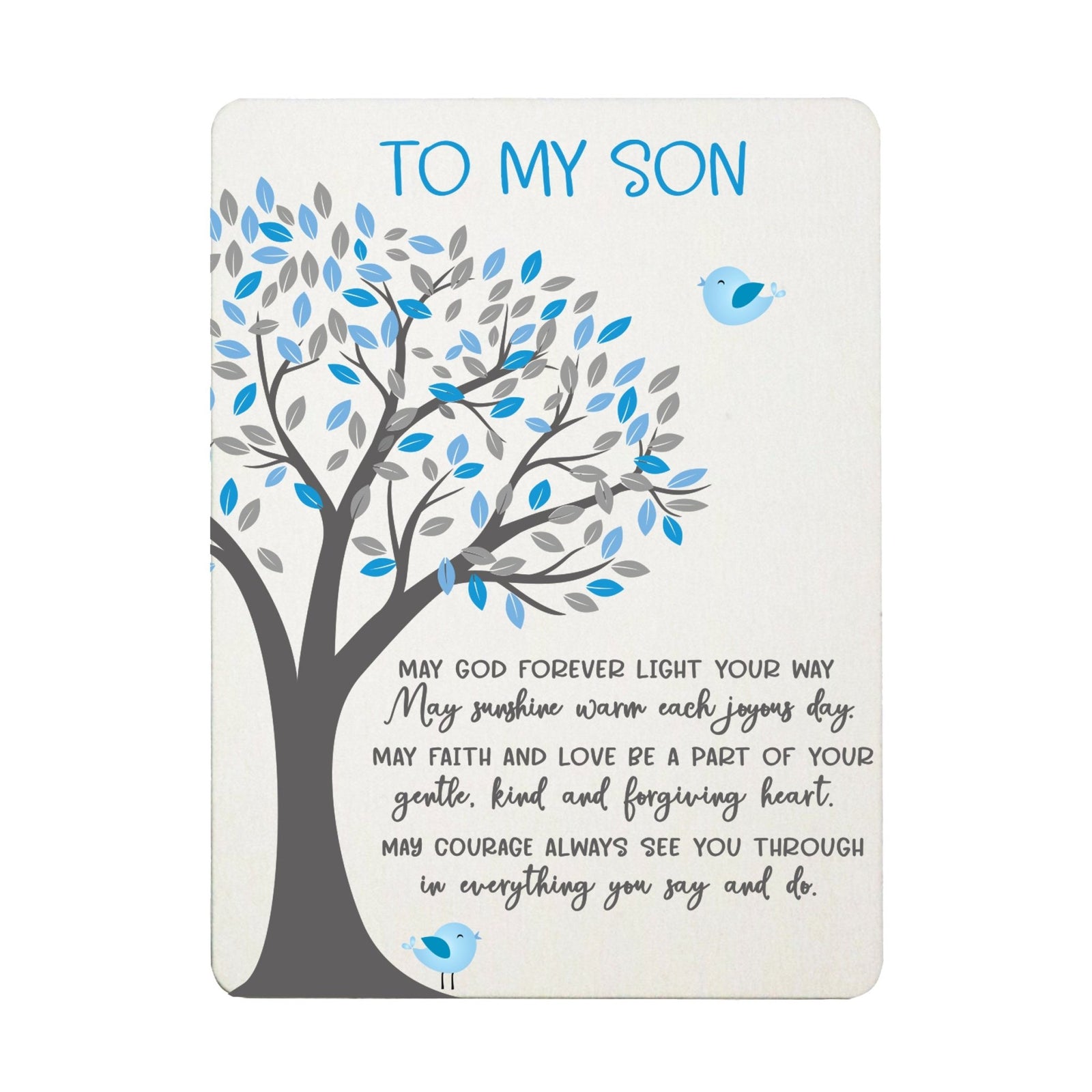 Newborn Baby Scripture Magnet for Fridge - May God Forever - LifeSong Milestones
