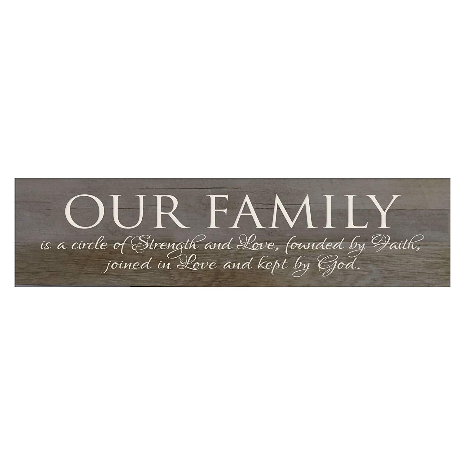 Our Family Is A Circle of Strength Decorative Wall Sign - LifeSong Milestones