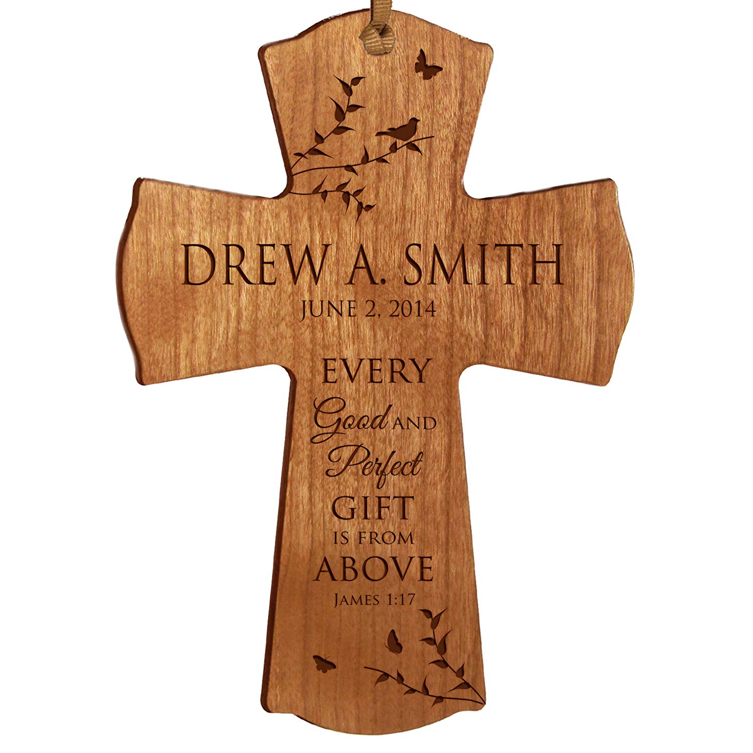 Personalized 1st Holy Communion Wall Cross - Gift From The Lord - LifeSong Milestones