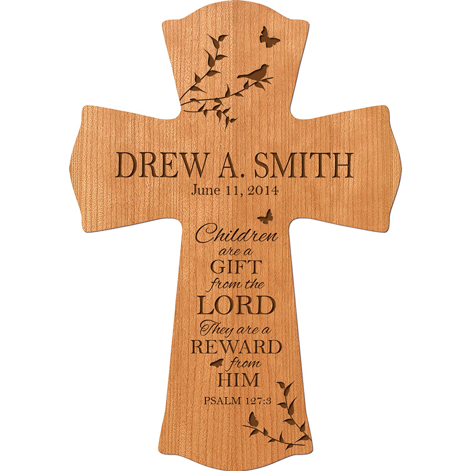 Personalized 1st Holy Communion Wall Cross - Gift From The Lord - LifeSong Milestones