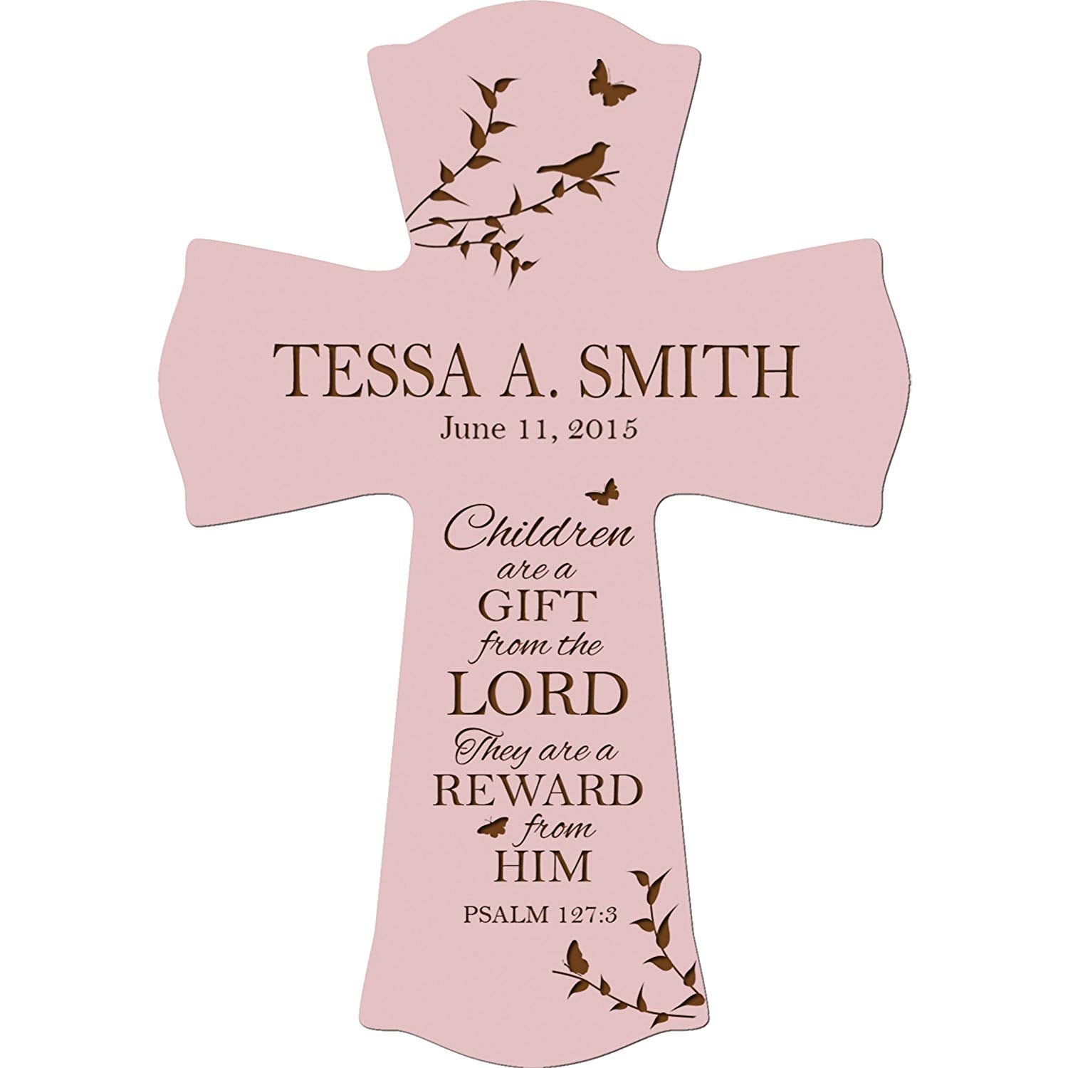 Personalized 1st Holy Communion Wall Cross - Gift From The Lord - LifeSong Milestones