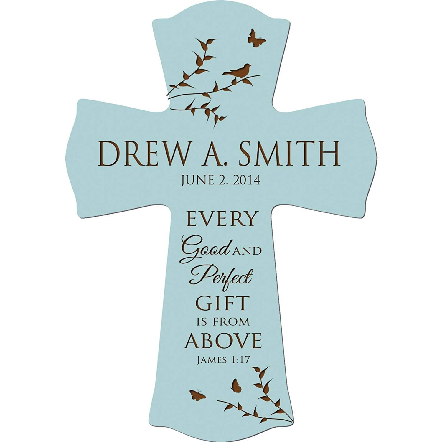 Personalized 1st Holy Communion Wall Cross - Good And Perfect Gift - LifeSong Milestones