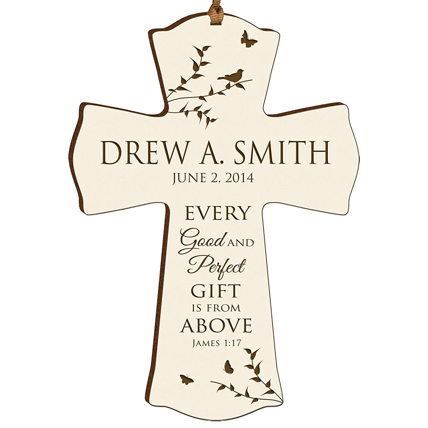 Personalized 1st Holy Communion Wall Cross - Good And Perfect Gift - LifeSong Milestones