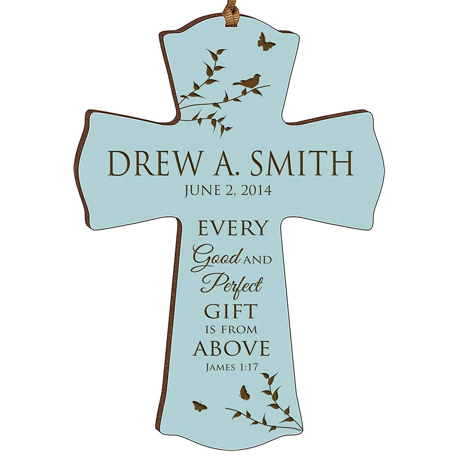 Personalized 1st Holy Communion Wall Cross - Good And Perfect Gift - LifeSong Milestones