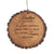 Personalized 3.75” Round Barky Hanging Memorial Ornament For Loss of Loved One - LifeSong Milestones