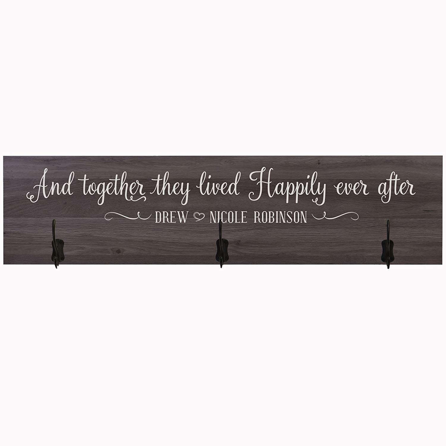 Personalized And Together They Lived Happily Ever After - LifeSong Milestones