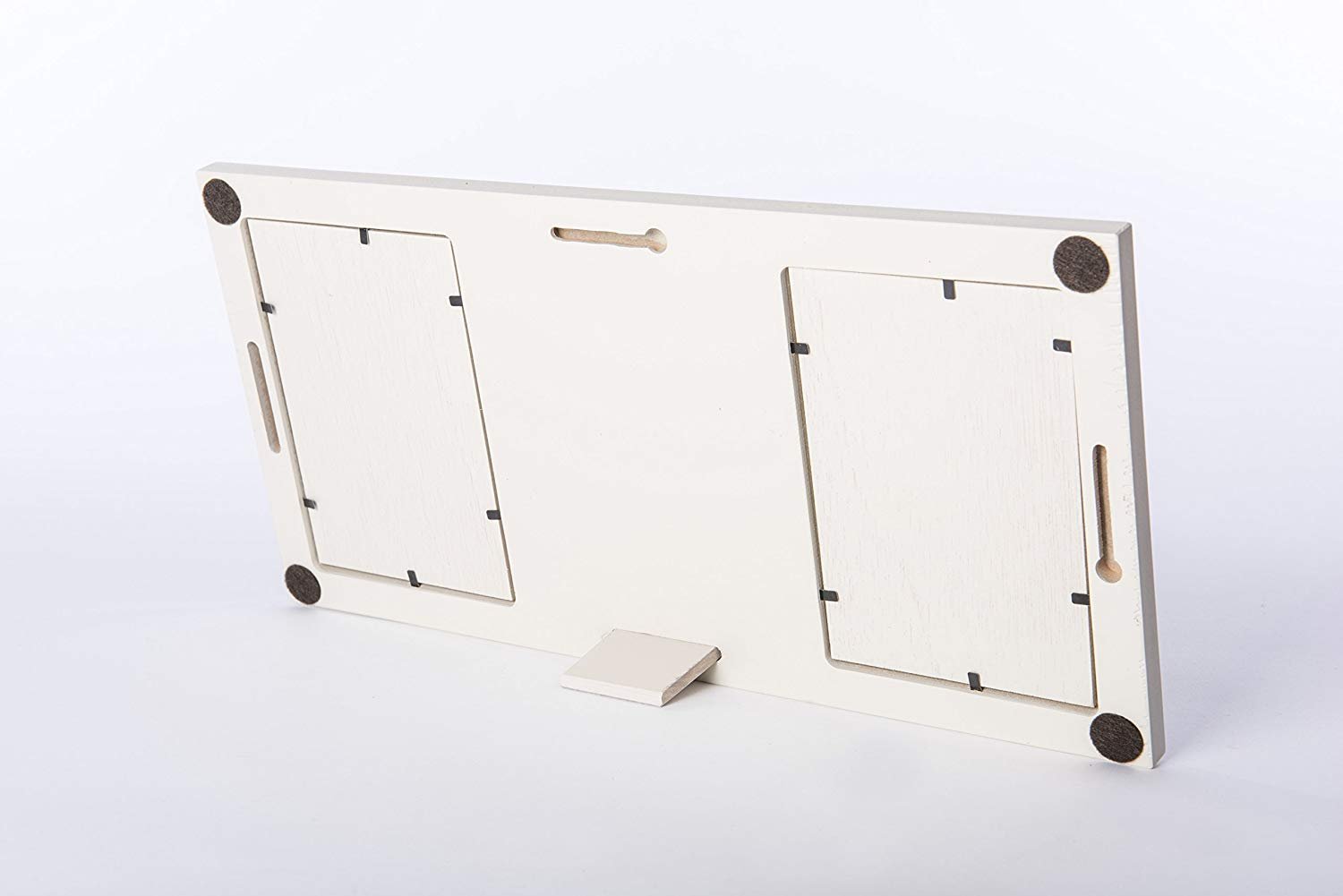 Personalized Baby Announcement Double Photo Frame Love At First Sight | Ivory - LifeSong Milestones