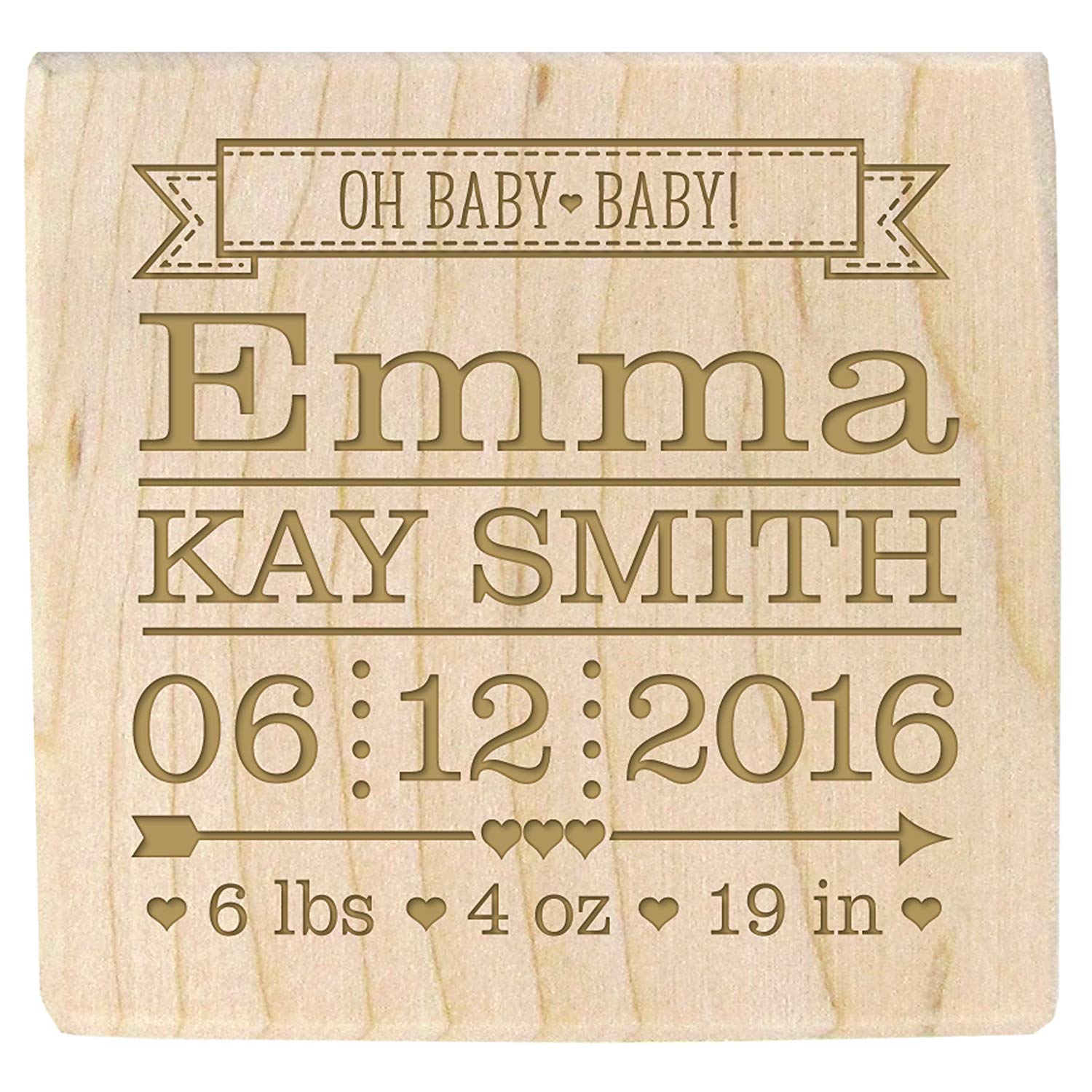 Personalized Baby Block - First We Had Each Other - LifeSong Milestones