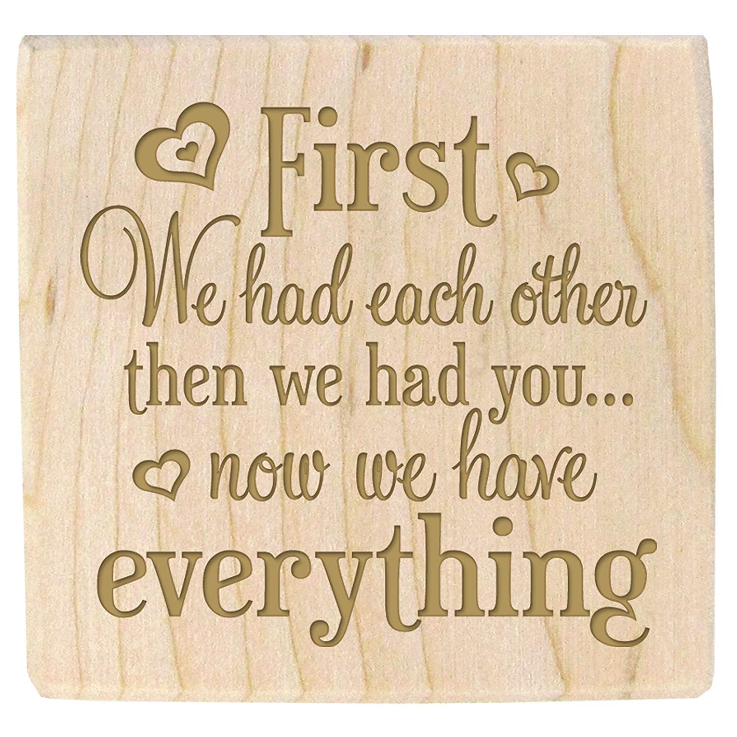 Personalized Baby Block - First We Had Each Other - LifeSong Milestones