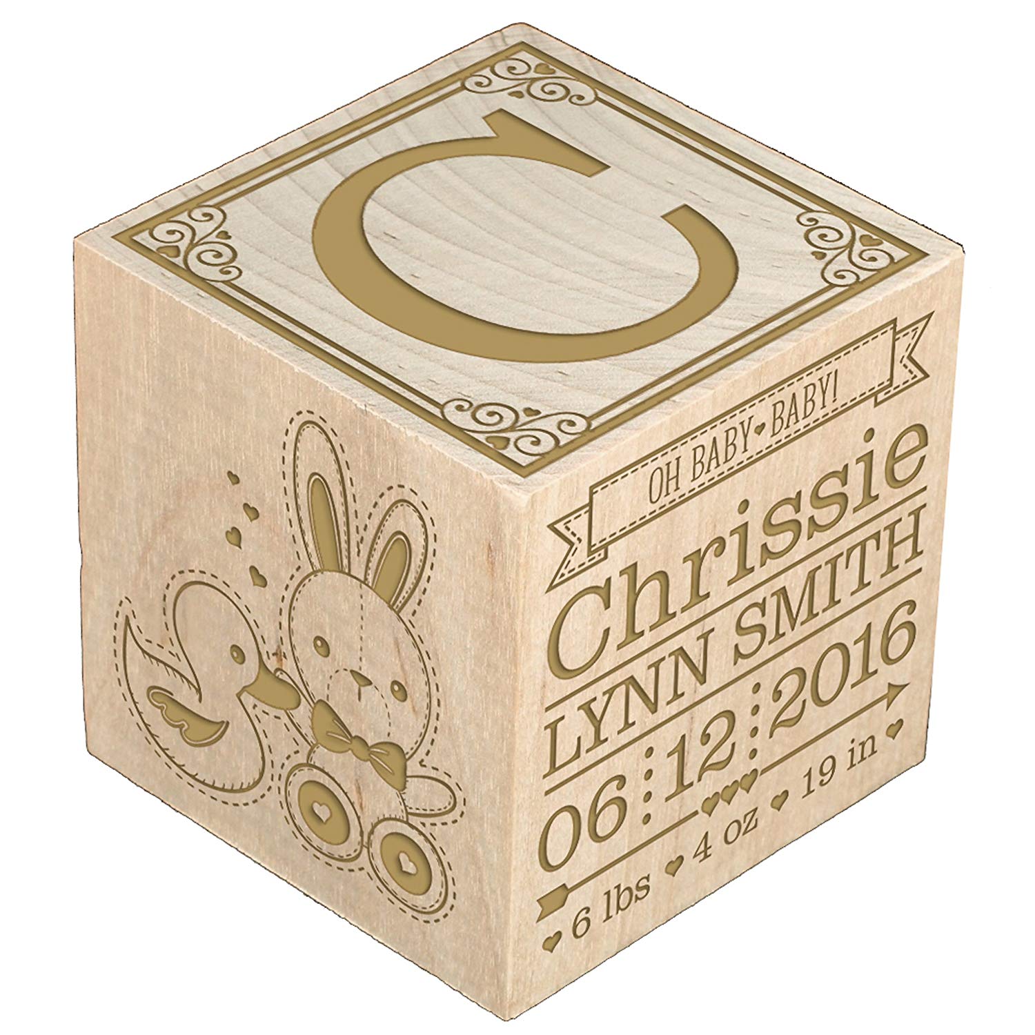 Personalized Baby Block - You Are My Sunshine - LifeSong Milestones