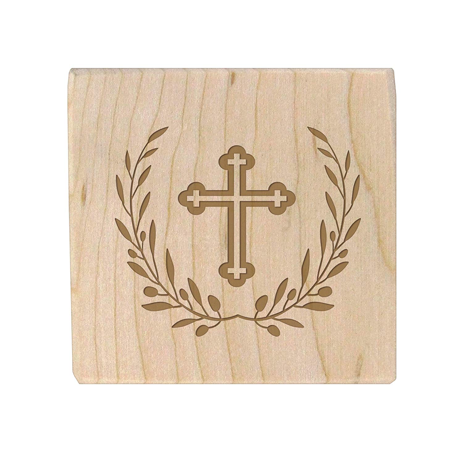 Personalized Baby Dedication Maple Blocks - May God Bless You - LifeSong Milestones
