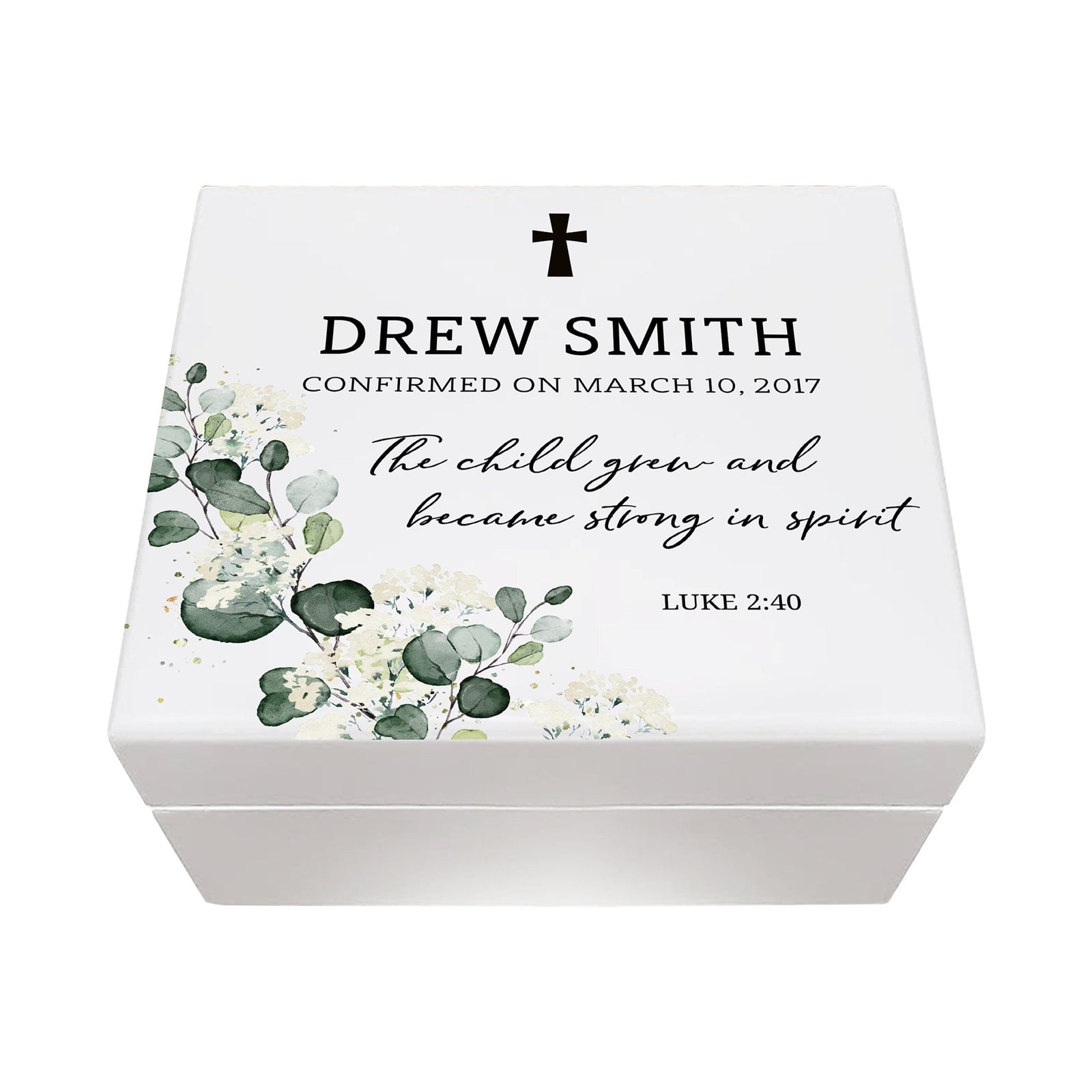 Lifesong Milestones Personalized First Holy Communion Keepsake Jewelry Box Gift for Boys