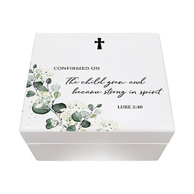 Lifesong Milestones Jewelry Keepsake Box with inset mirror for boys