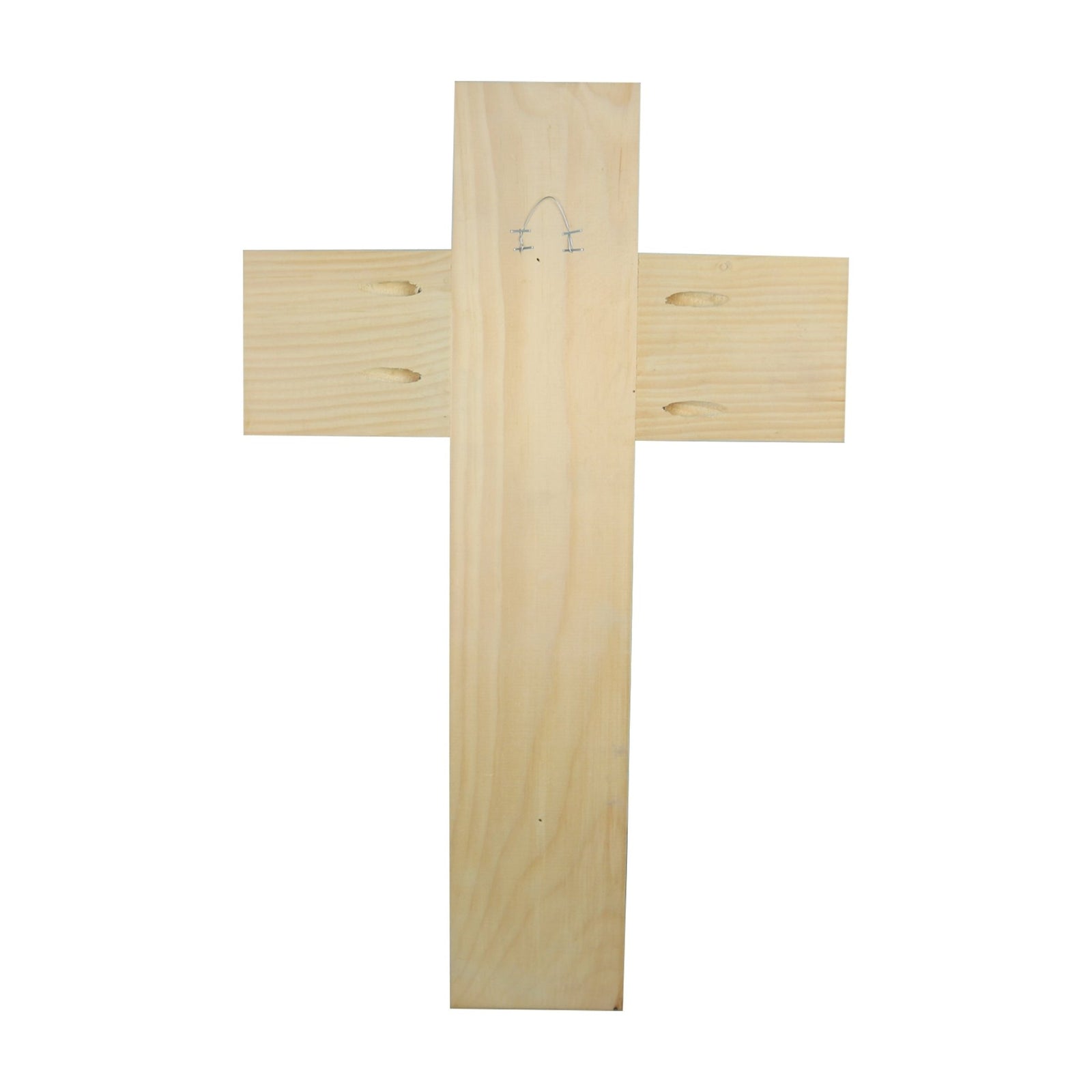 Personalized Baptism Double Crosses Wall Decor - Blue - LifeSong Milestones