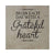 Personalized Ceramic Trivet with Inspirational verse 5.75in (Begin Each Day) - LifeSong Milestones