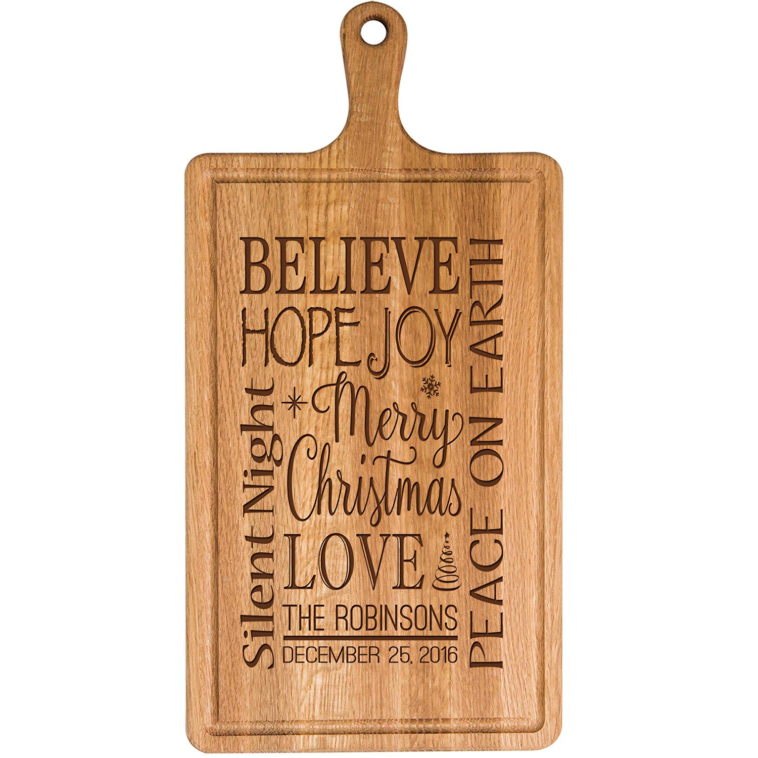 Personalized Christmas Cherry Cutting Boards - LifeSong Milestones