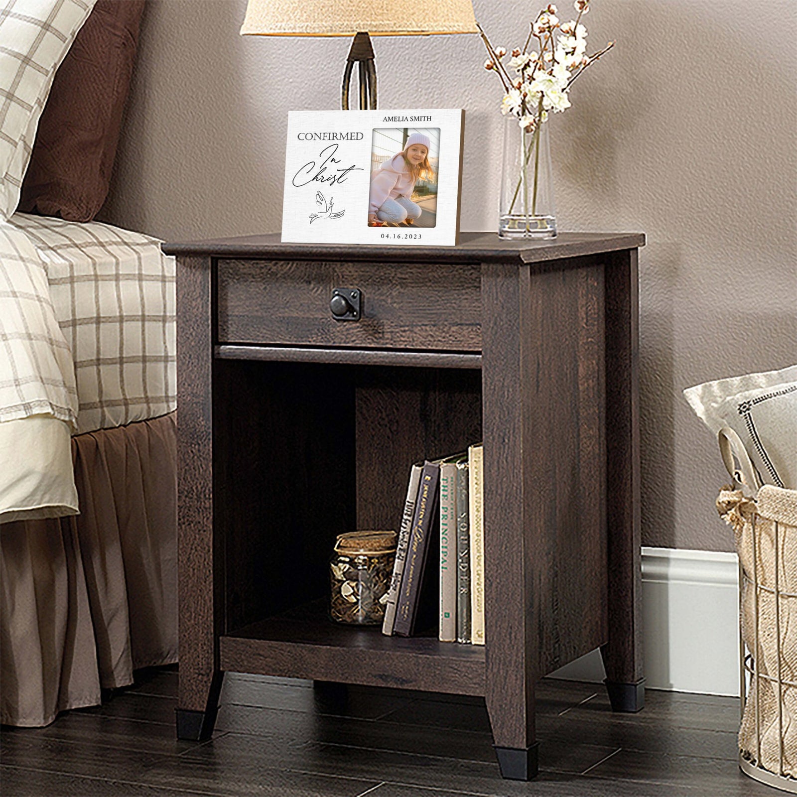 Personalized Confirmation Photo Frame - Trust In The Lord - LifeSong Milestones