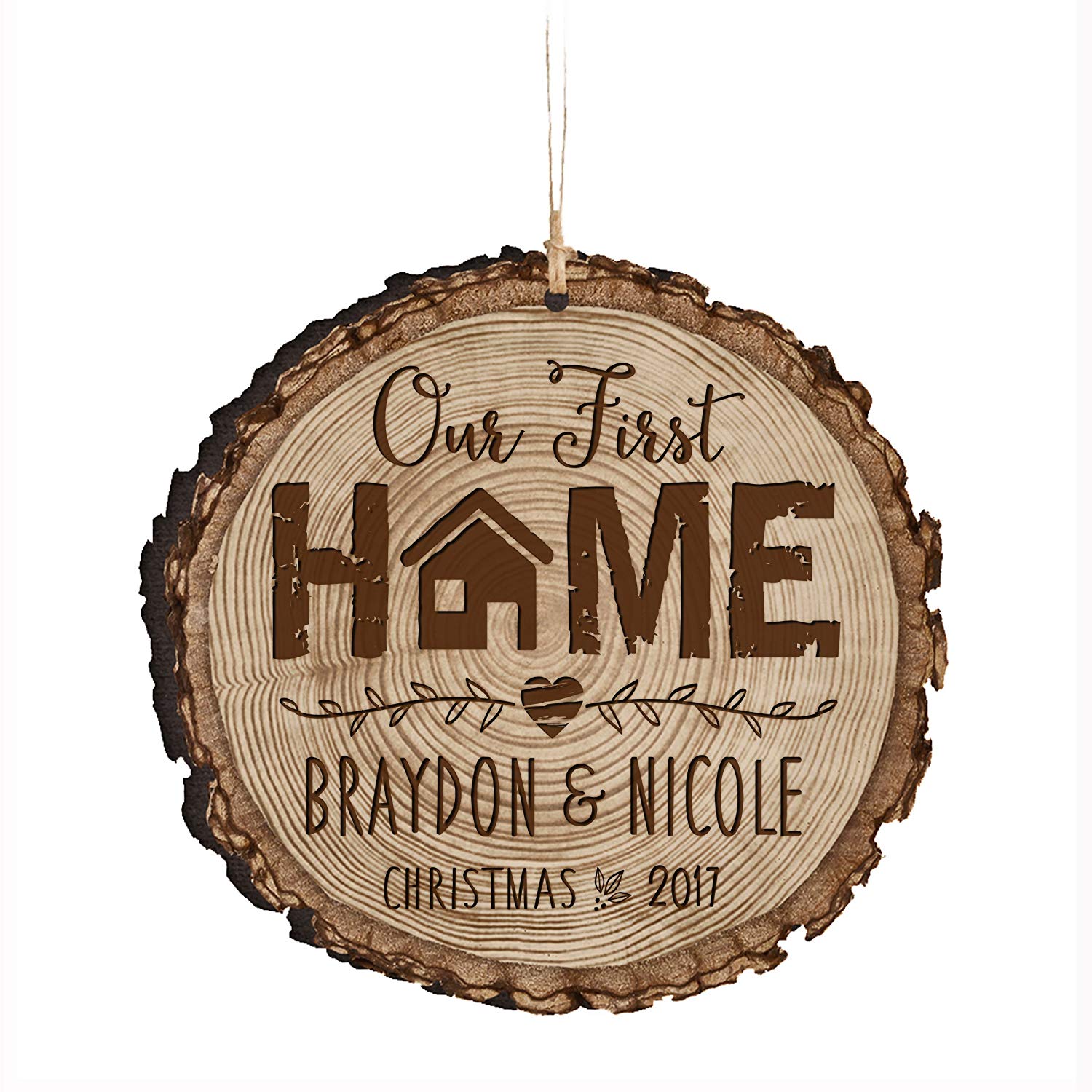 Personalized Couple Christmas New Home Ornaments - LifeSong Milestones