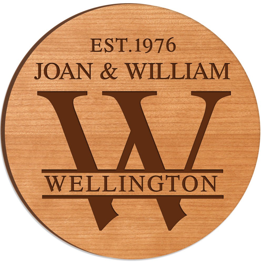 Personalized Couple Established Lazy Susan Décor - LifeSong Milestones