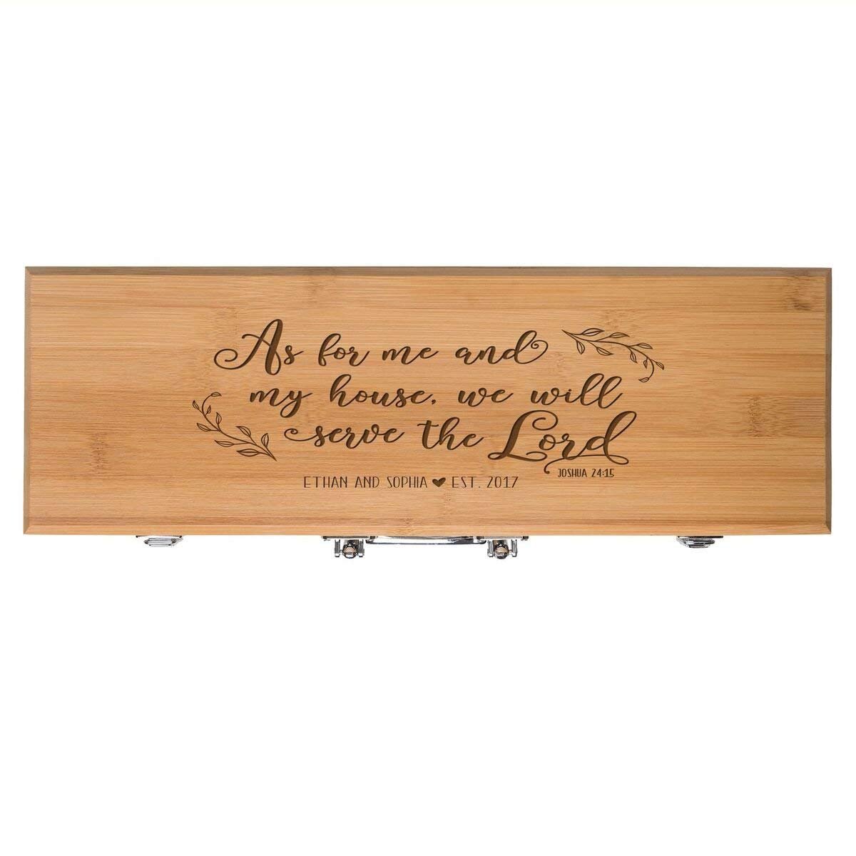 Personalized Engraved Bamboo 3pc Barbecue Grill Set Gift - Family Couple - LifeSong Milestones