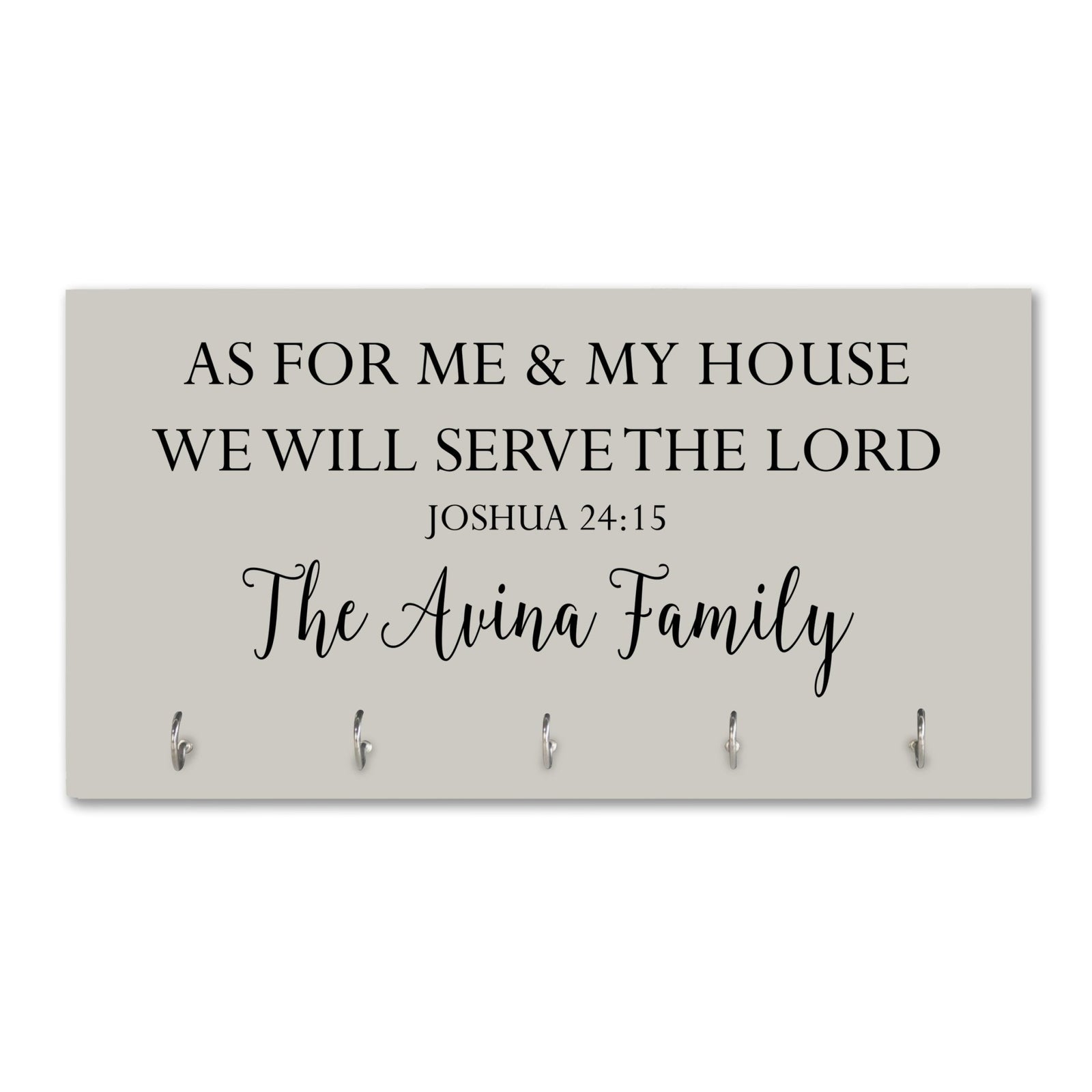 Personalized Established Key Holders - As For Me Name - LifeSong Milestones