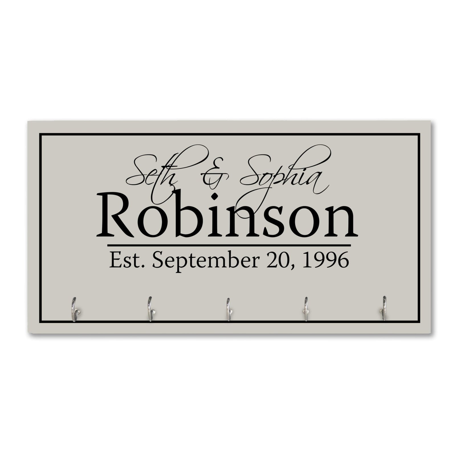 Personalized Established Key Holders -Established 6 - LifeSong Milestones