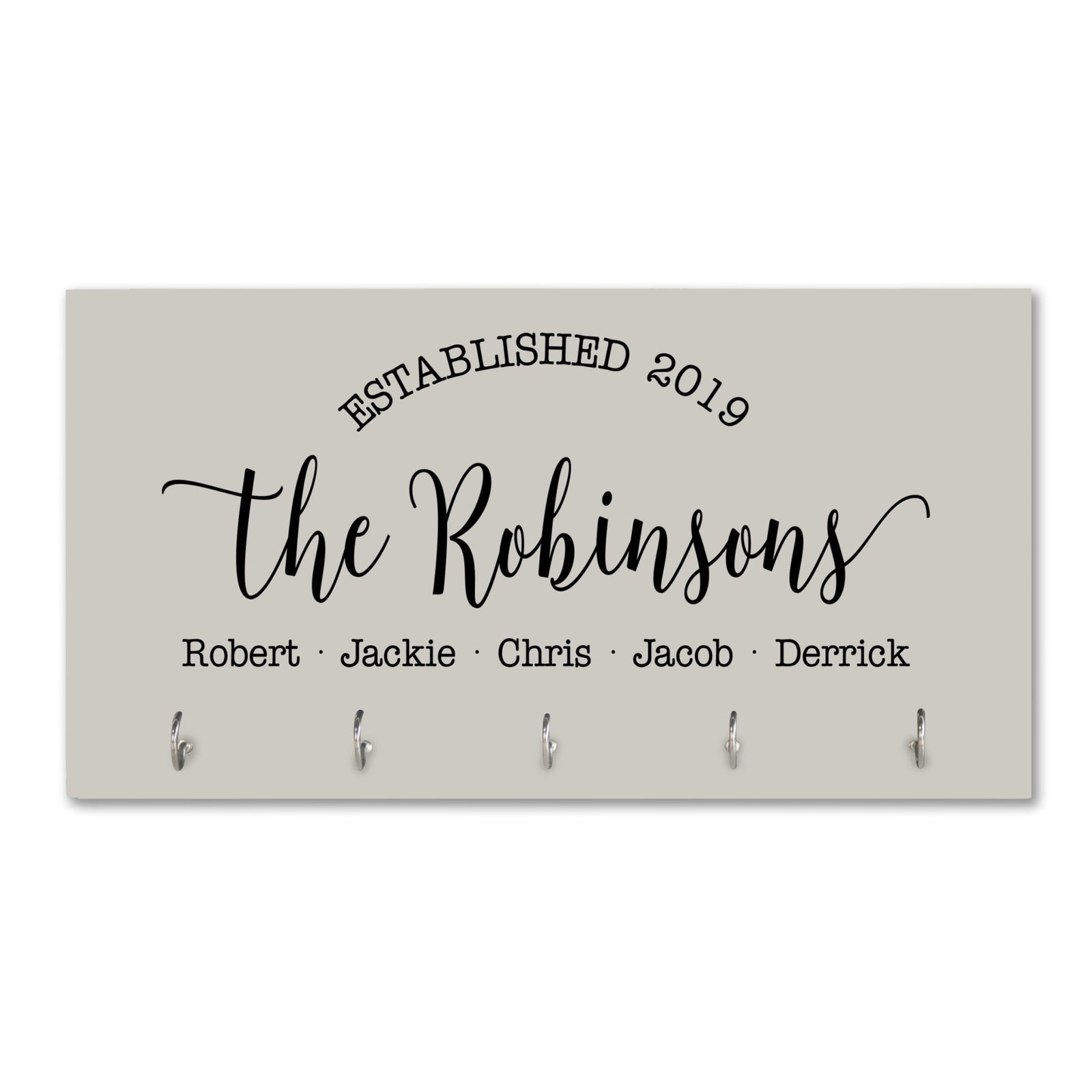 Personalized Established Key Holders -Established 8 - LifeSong Milestones