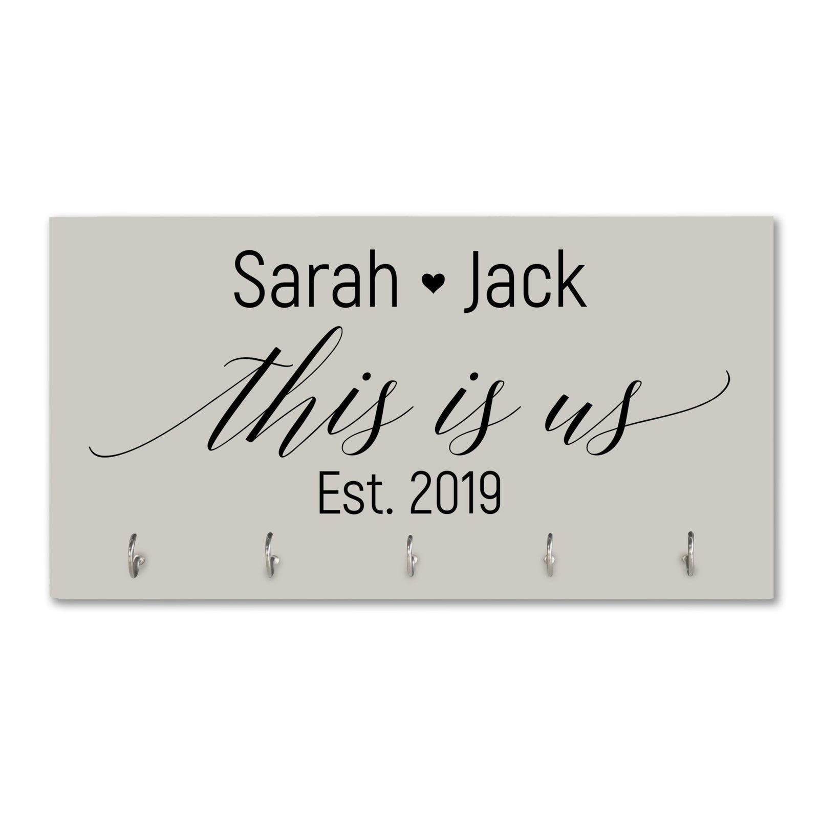 Personalized Established Key Holders - This Is Us - LifeSong Milestones