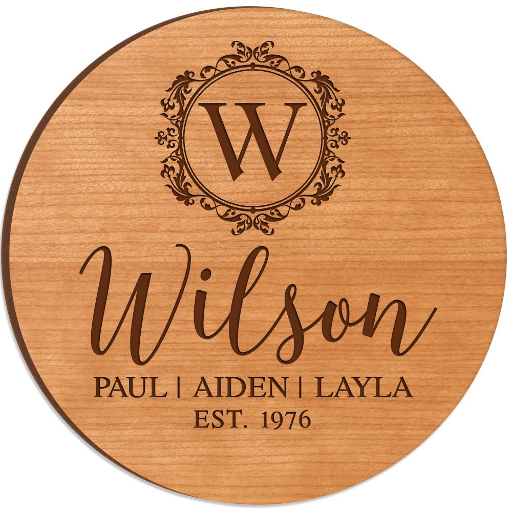 Personalized Everyday Lazy Susan Established Family - LifeSong Milestones